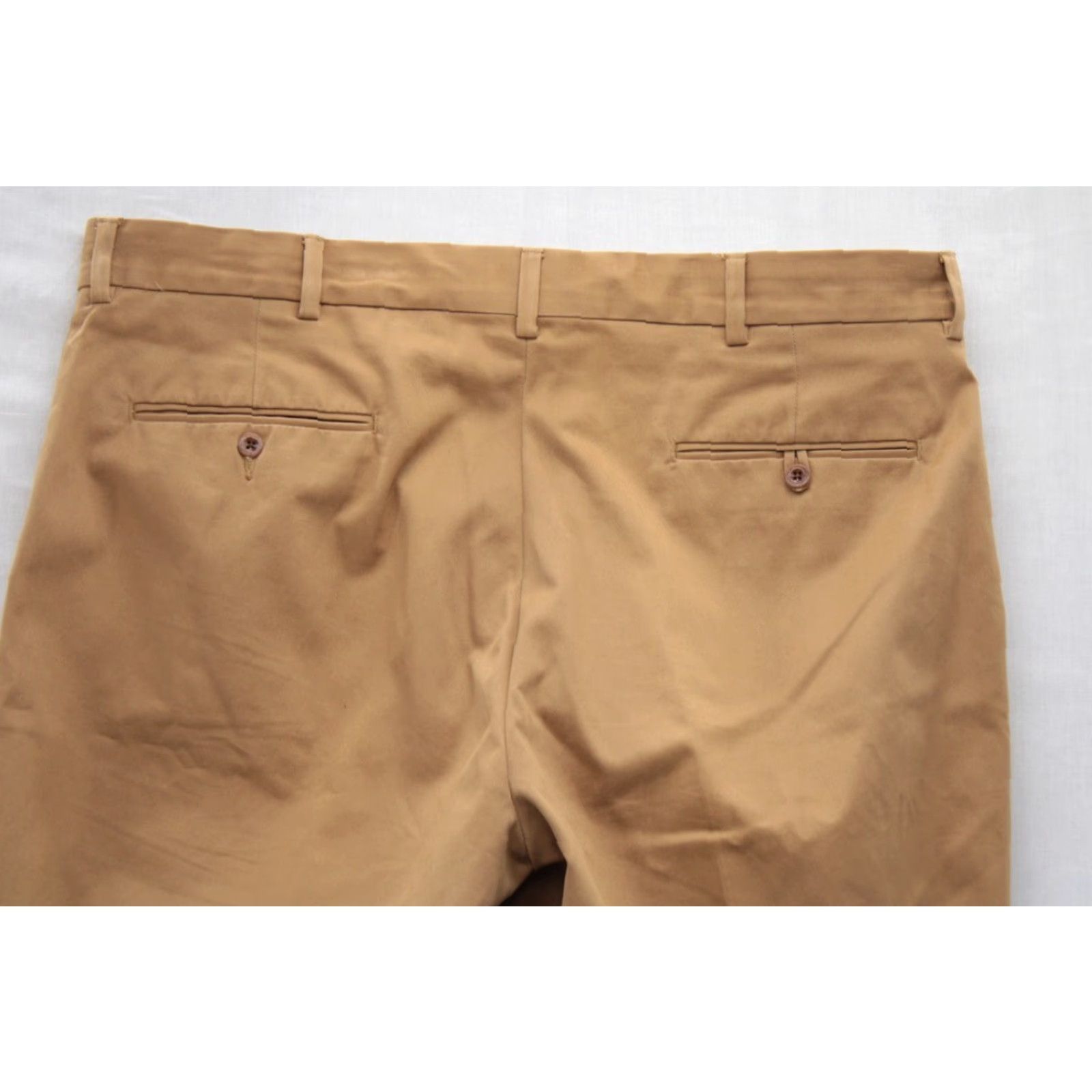 Polo Ralph Lauren VINTAGE Polo Ralph Lauren Preston Pants Men's 40X30 Flat Front Brown Cotton Chino Preppy Size US L / EU 52-54 / 3 - 7 Thumbnail