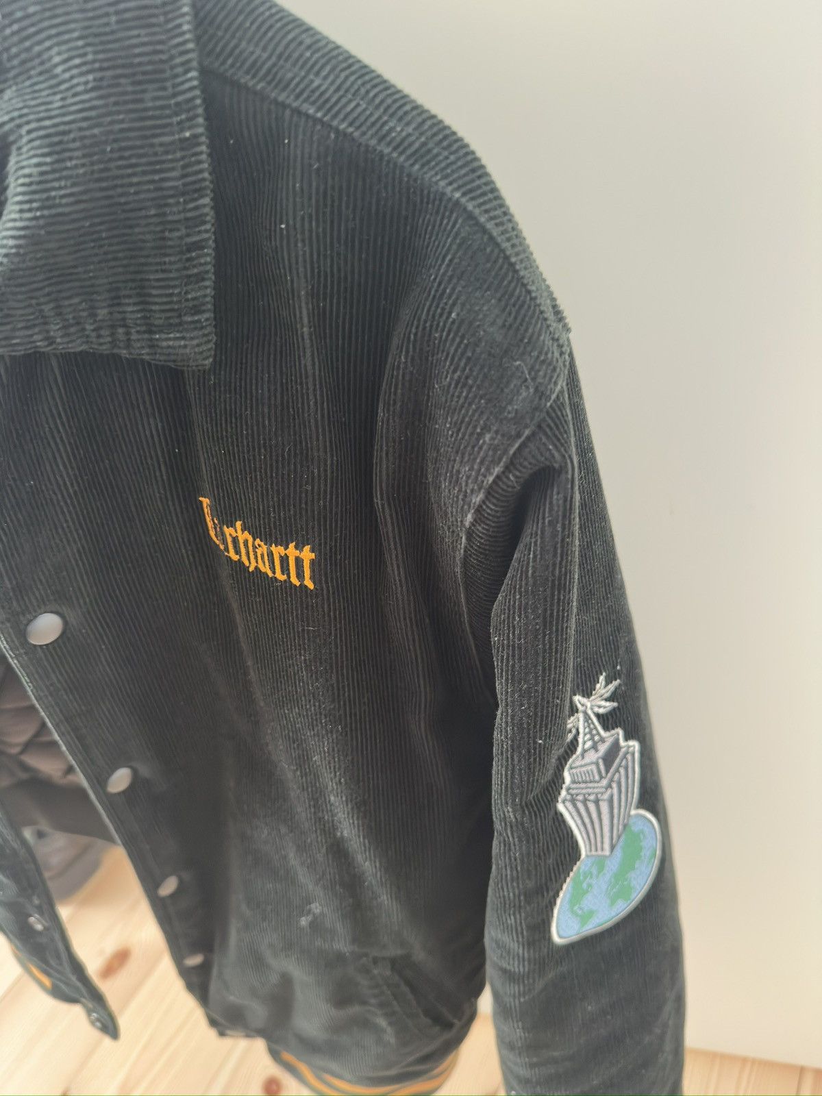 Carhartt Carhartt WIP Letterman Bomber jacket - dark green Size US XS / EU 42 / 0 - 4 Thumbnail