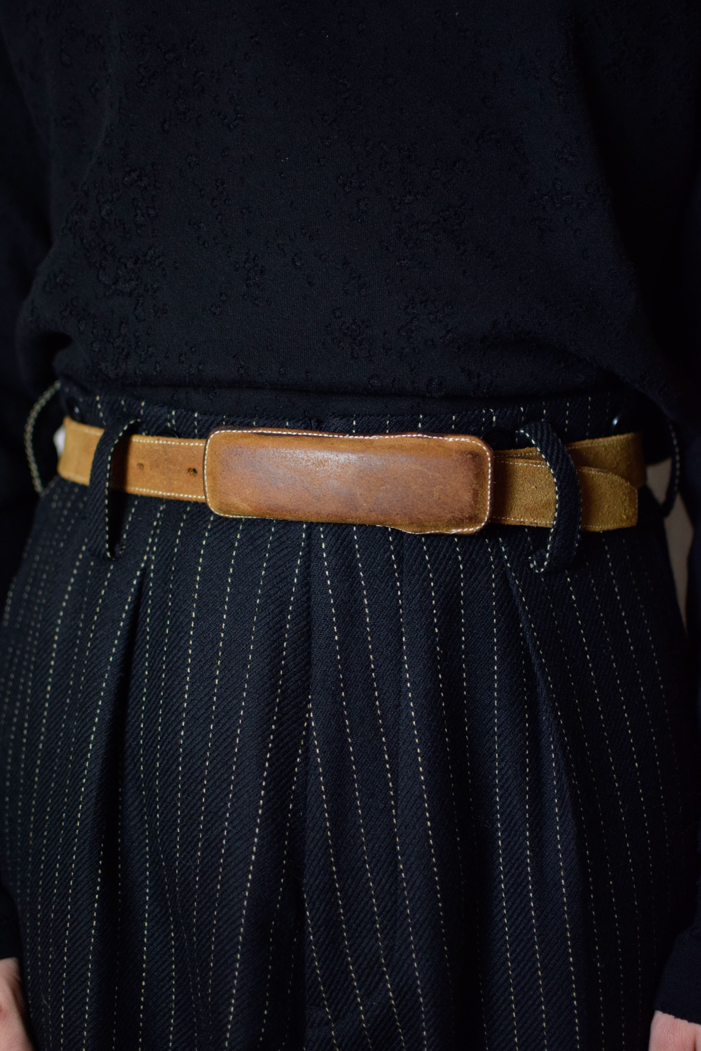 Julius Julius Archive Leather Buckle Belt Size ONE SIZE - 3 Thumbnail