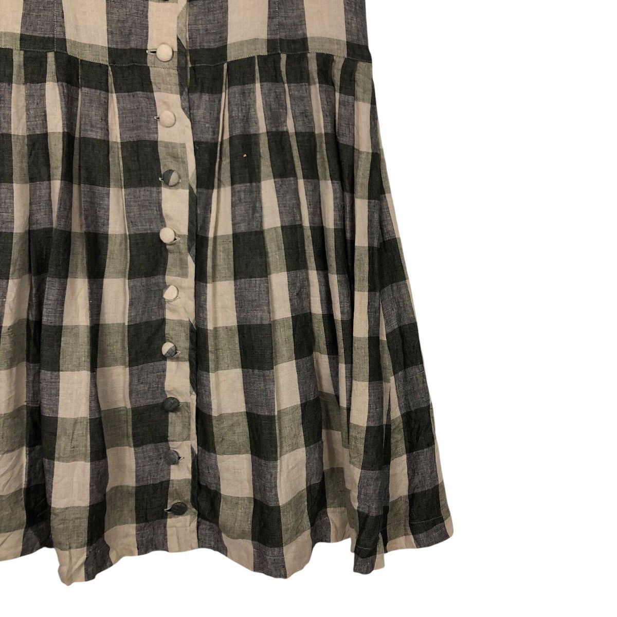 Issey Miyake 📌Vintage Gowns Mademoiselle Non Non Tartan Design Size M / US 6-8 / IT 42-44 - 8 Thumbnail