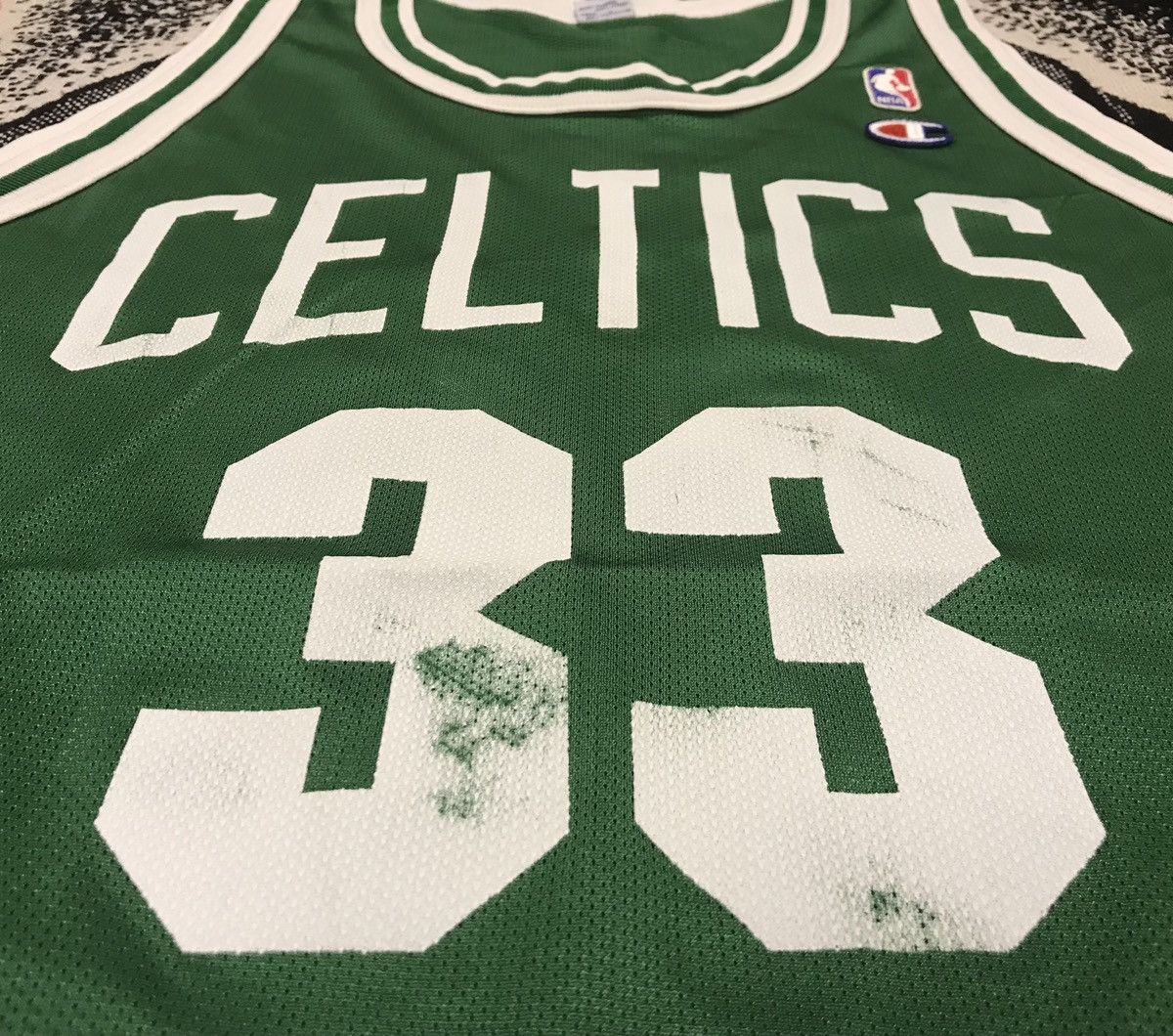Other Vintage 90’s Boston Celtic Larry Bird NBA Jersey Champion Size US XL / EU 56 / 4 - 3 Thumbnail