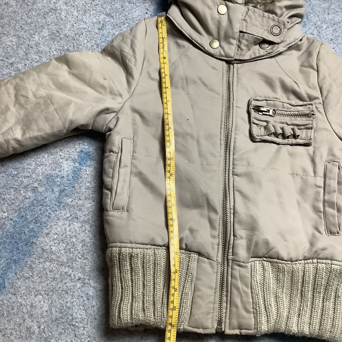If Six Was Nine Japanese Brand Military Fur Fall Down Jacket Size US XS / EU 42 / 0 - 16 Thumbnail