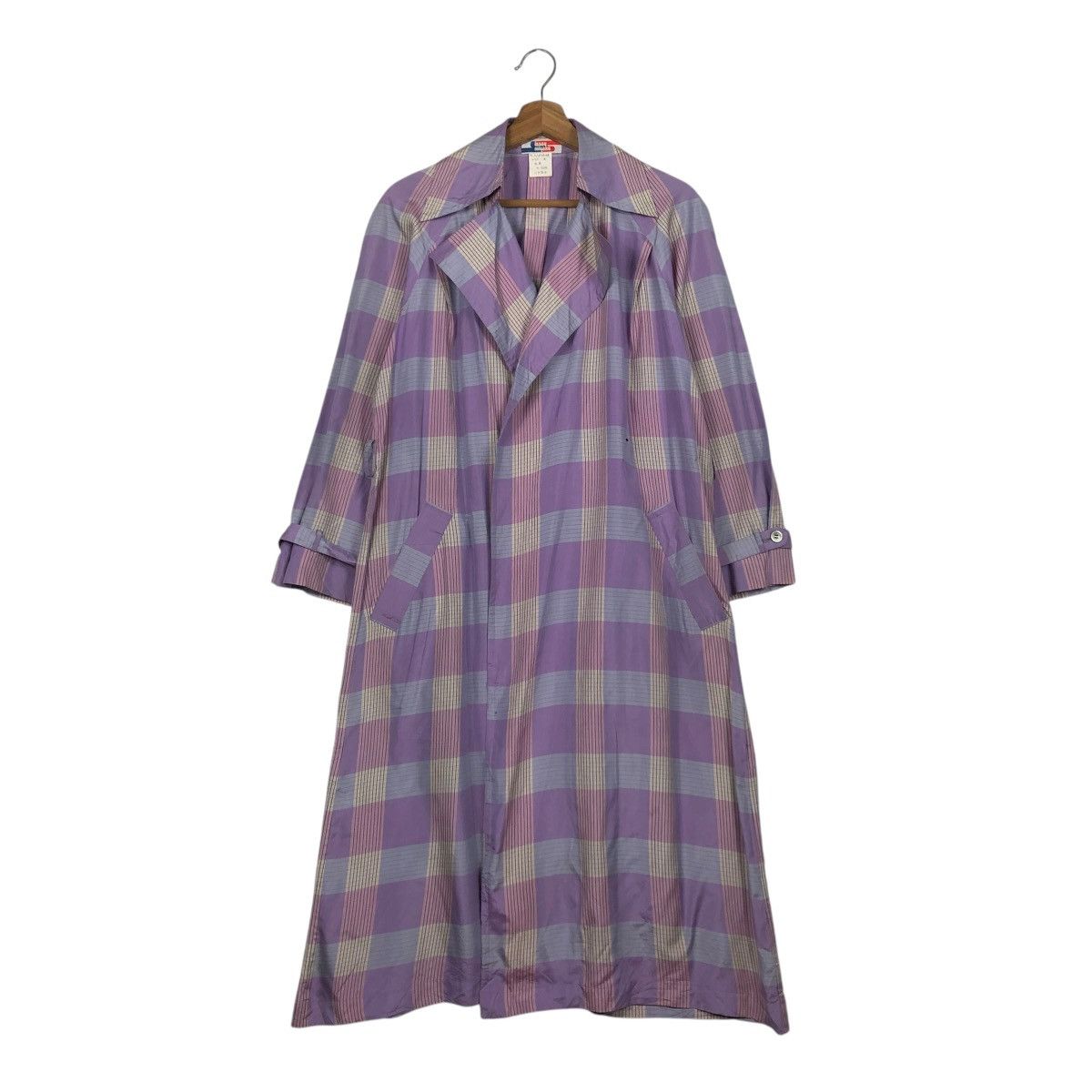 Issey Miyake 🔥VINTAGE 70’s ISSEY MIYAKE LONG JACKET TARTAN DESIGN RUNWAY Size US M / EU 48-50 / 2 - 1 Thumbnail