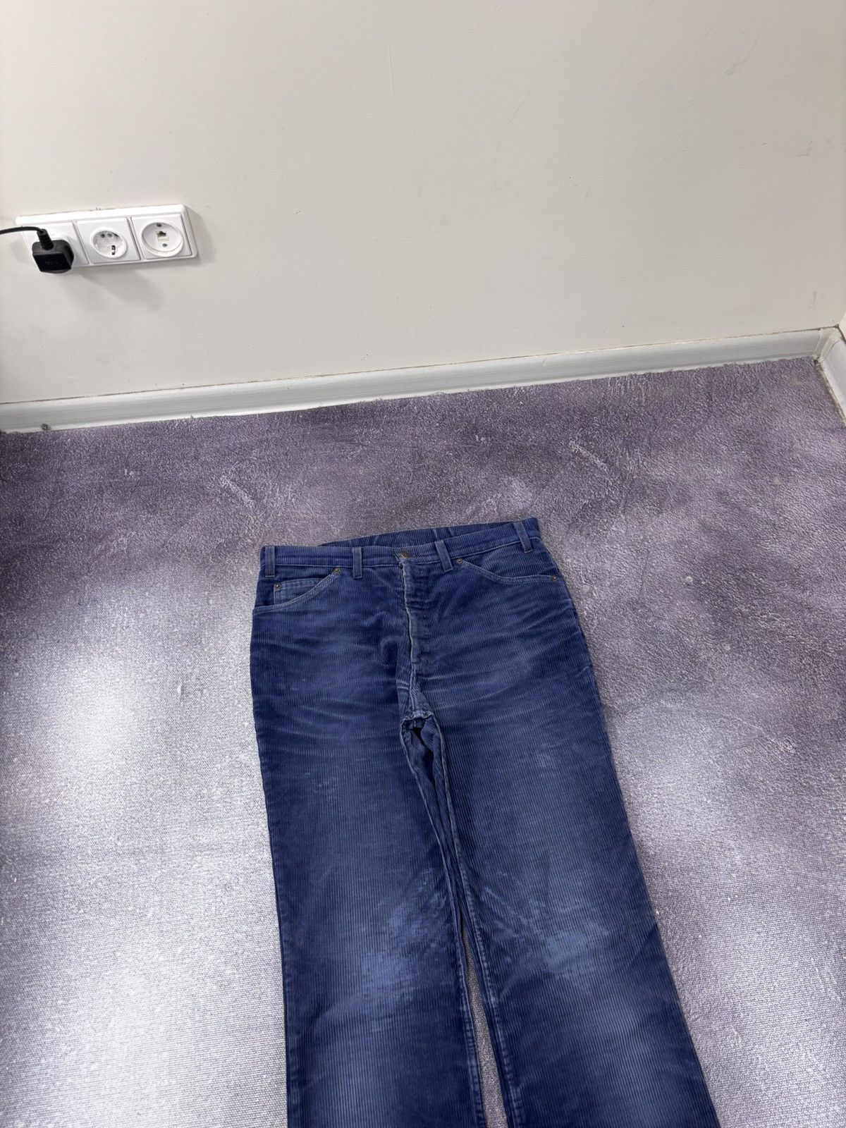 Levi's Vintage 1970s Levi’s 527 Navy Blue Corduroy Pants Size US 36 / EU 52 - 6 Thumbnail
