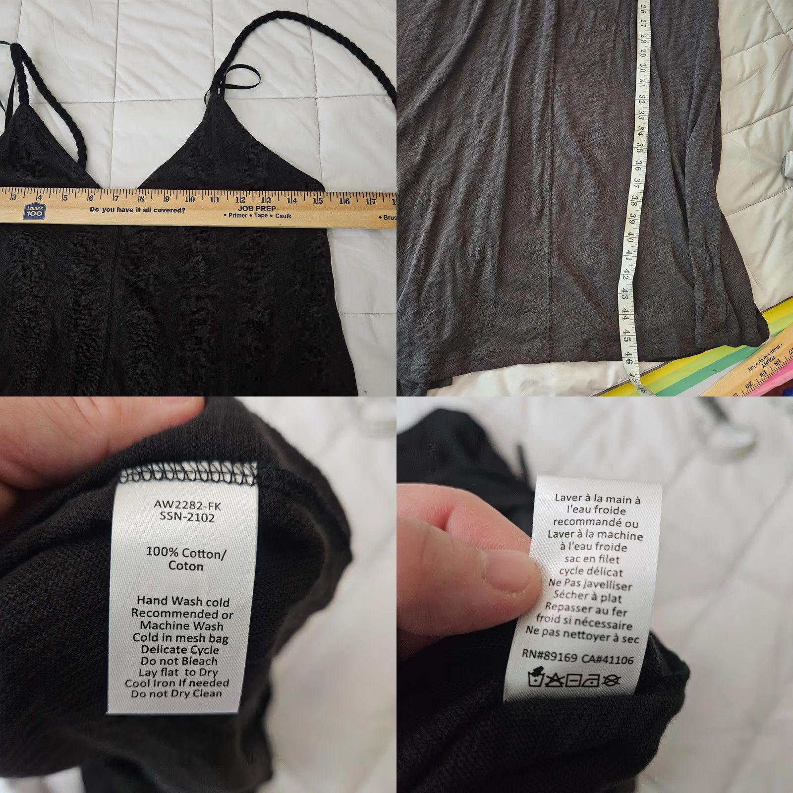 Vintage ATM Halter Dress Women’s Black Cotton Midi S Dress Size S / US 4 / IT 40 - 8 Thumbnail