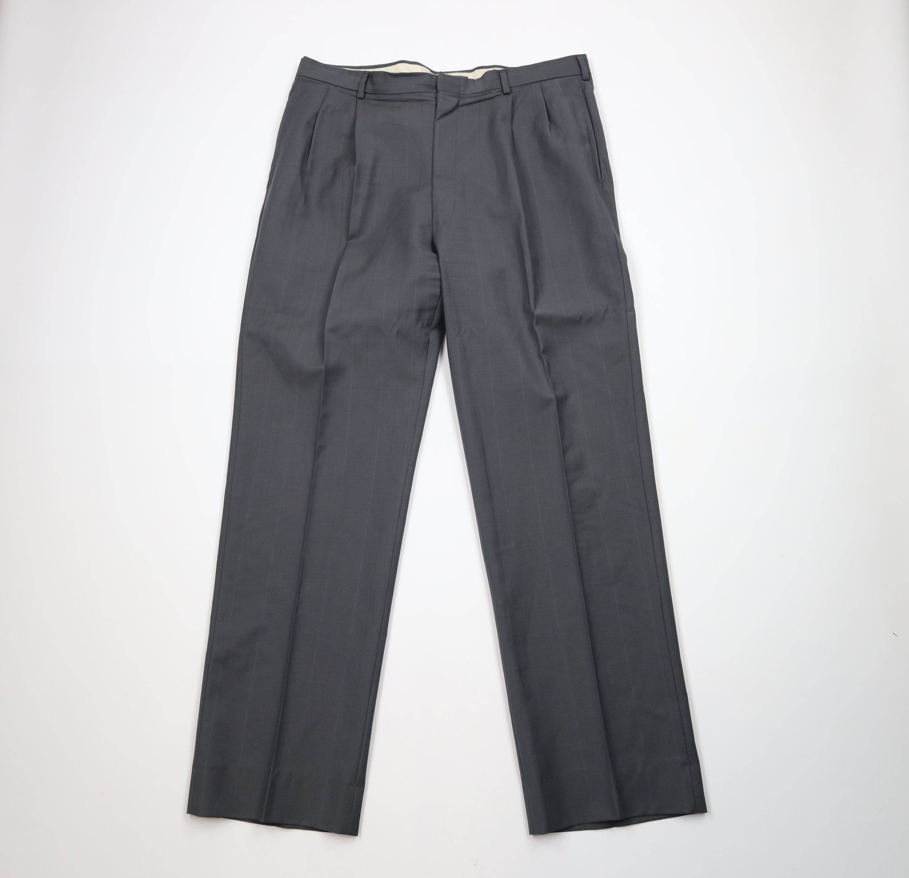 Vintage Vintage 70s Streetewar Blend Striped Wide Leg Chino Pants Size US 36 / EU 52 - 1 Thumbnail