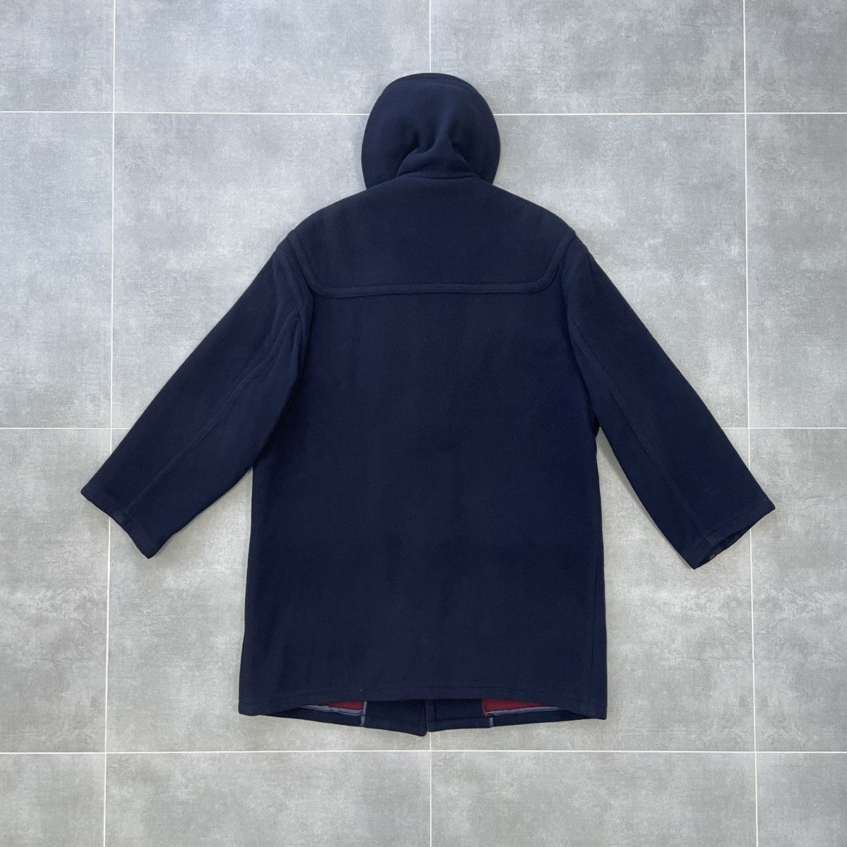 Lacoste × Vintage Vintage Lacoste Wool Hooded Coat Size L Size US L / EU 52-54 / 3 - 21 Thumbnail