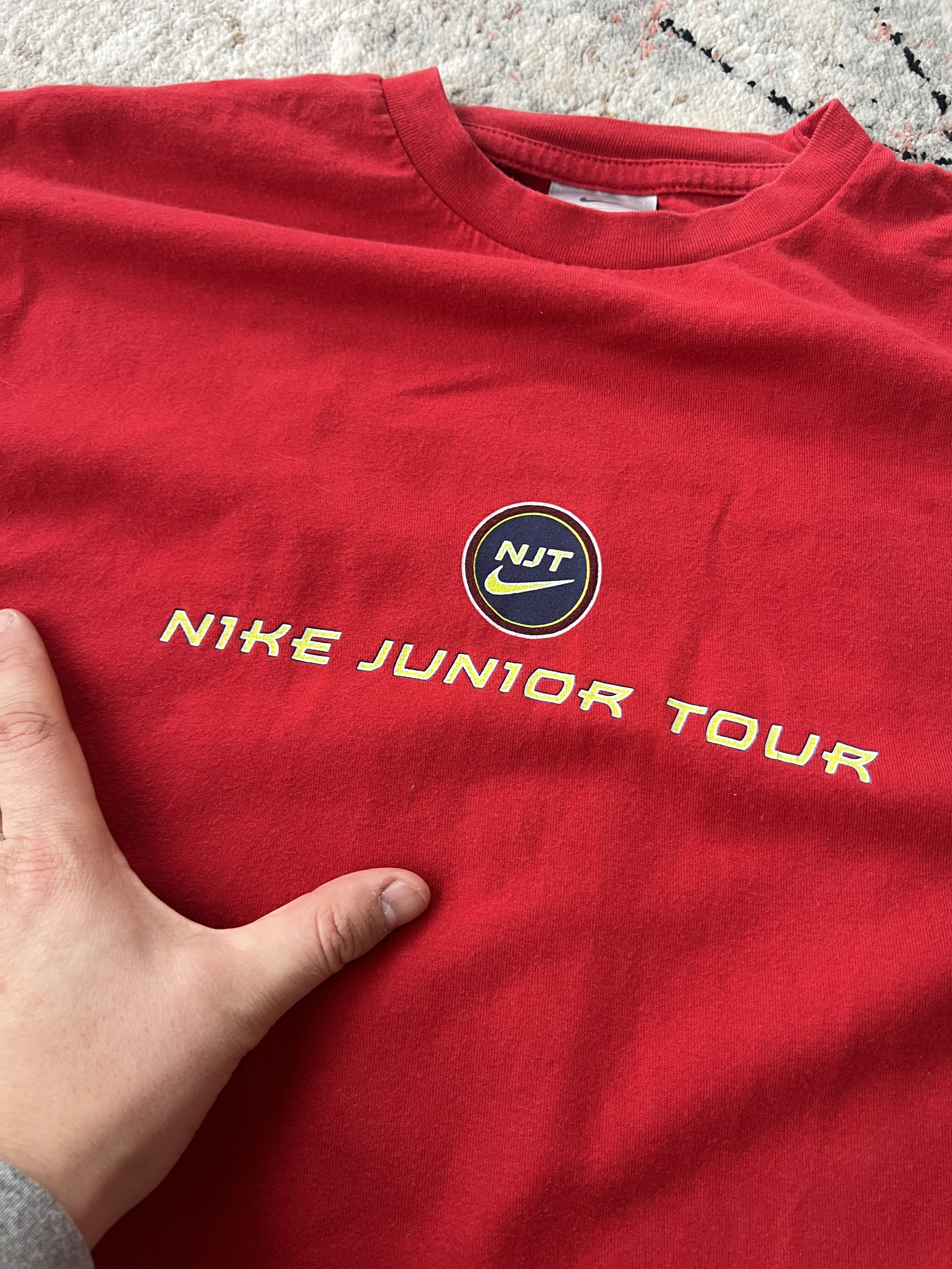 Nike 90s Nike Junior Tour Vintage Tee Size US M / EU 48-50 / 2 - 2 Thumbnail