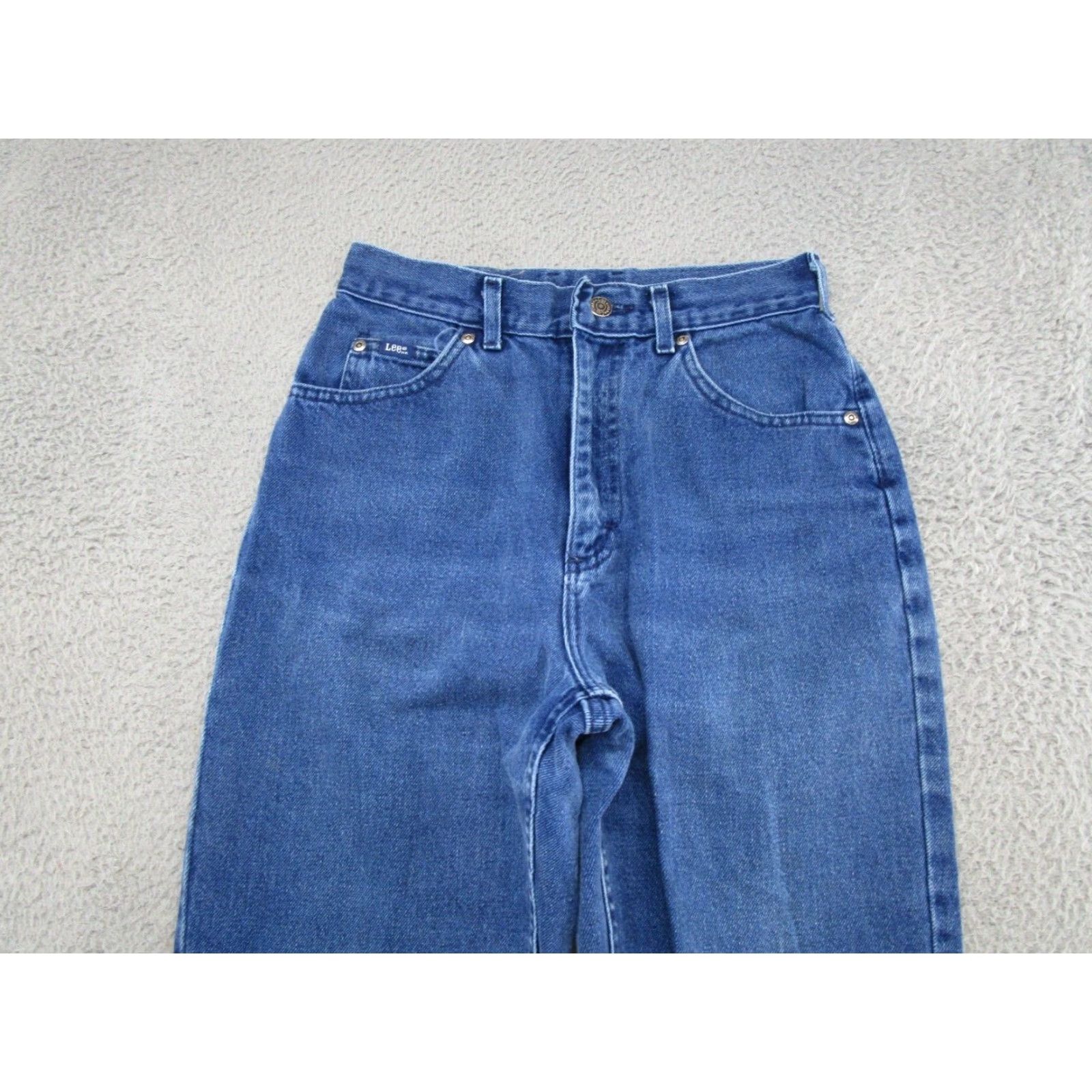 Lee VINTAGE 90's Lee Women's High Rise Mom Blue Denim Jeans Size 8 Med USA Made Size 30" / US 8 / IT 44 - 3 Thumbnail