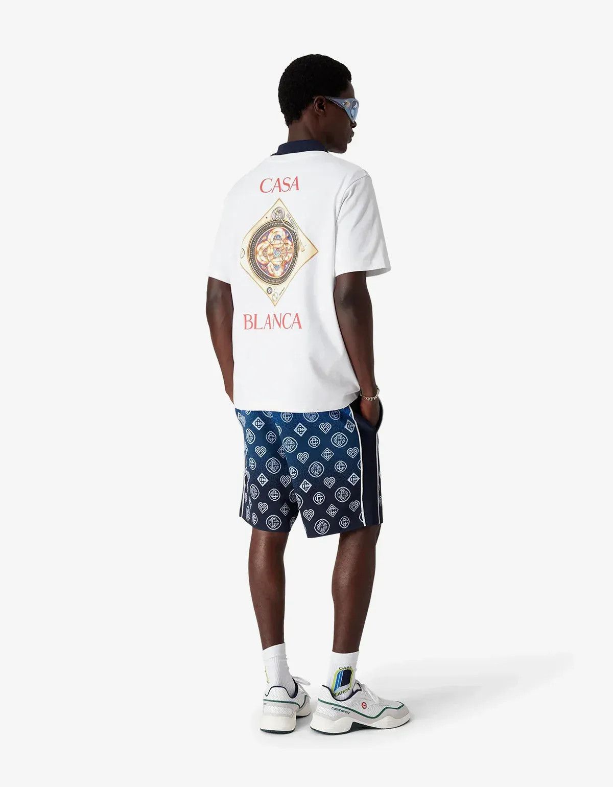 Casablanca Casablanca White Plafond Orne DeMusique Short Sleeve T‑Shirt Size US L / EU 52-54 / 3 - 4 Thumbnail