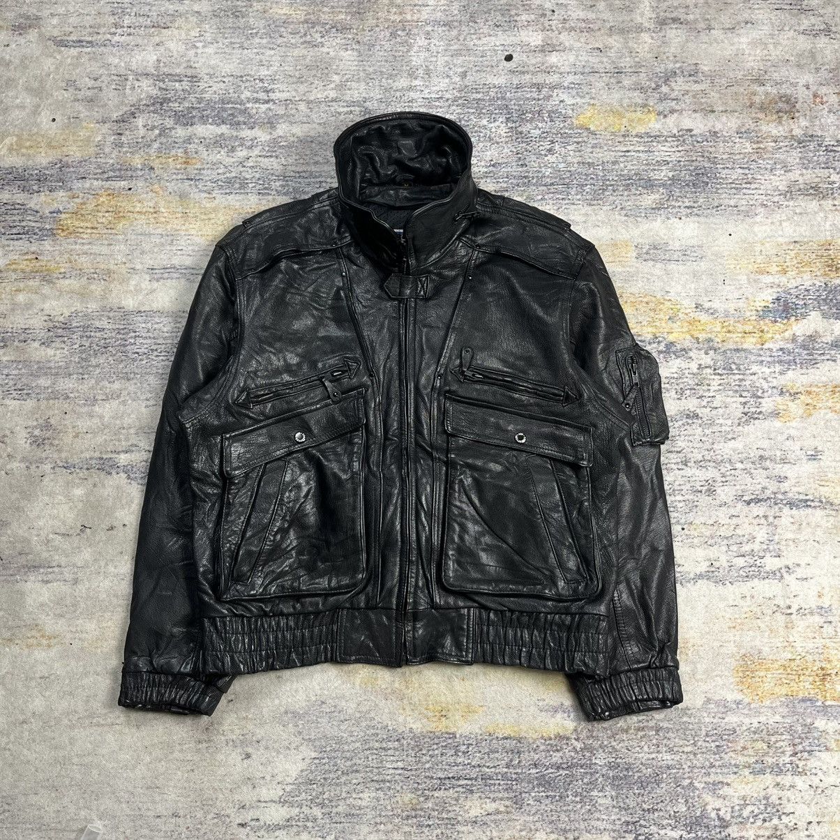 Kadoya Vintage 2000s Kadoya New concepter riding leather jacket Size US M / EU 48-50 / 2 - 2 Thumbnail