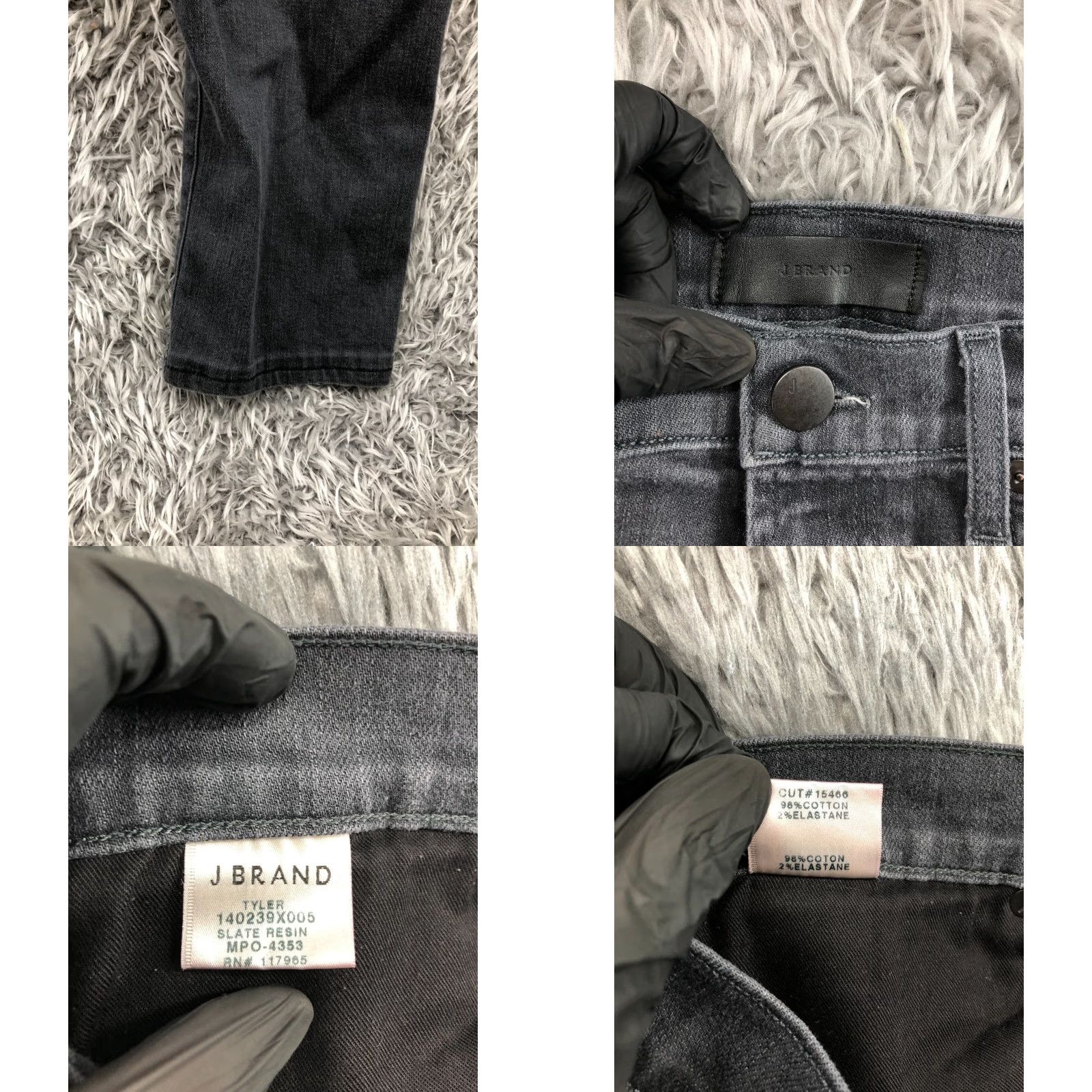 J Brand J Brand Jeans 33 Womens Medium Gray Mid Rise Slim Skinny Pants Size 24" / US 00 / IT 34 - 8 Thumbnail