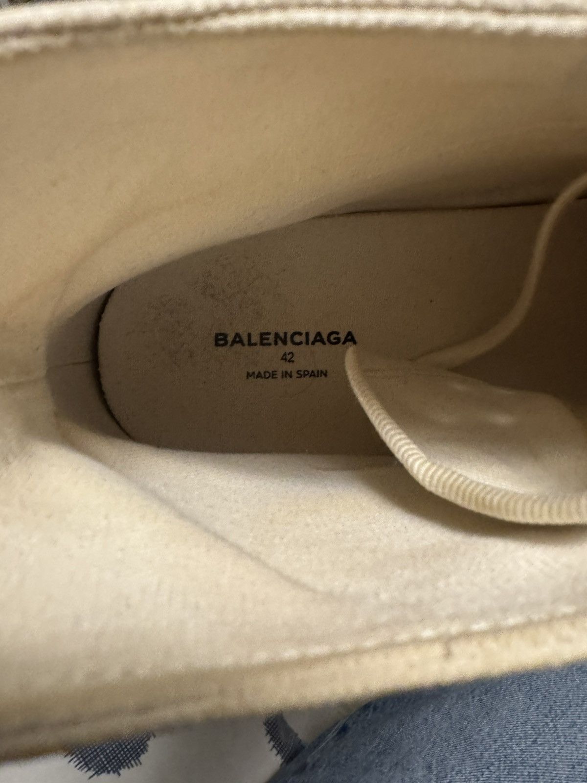 Balenciaga Balenciaga White Matches High-Top Sneakers Size US 9 / EU 42 - 6 Thumbnail