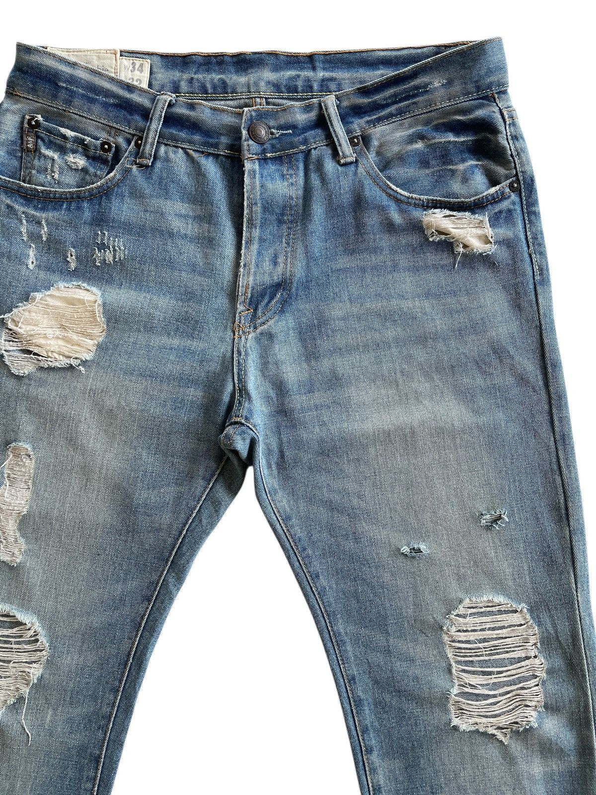 Abercrombie & Fitch Vintage Abercrombie & Fitch New York Distressed Denim Size US 34 / EU 50 - 5 Thumbnail