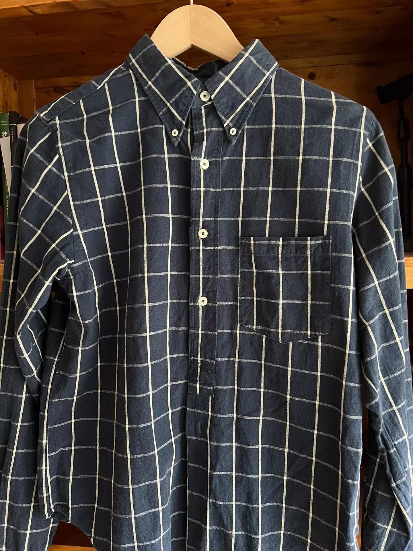 Freewheelers Freewheelers Vintage Indigo Check Linen Shirt Size US M / EU 48-50 / 2 - 3 Thumbnail