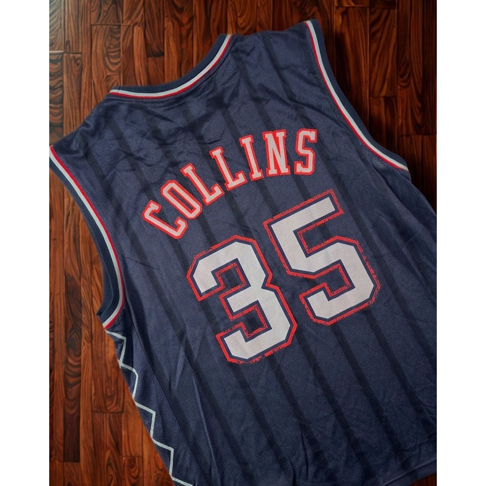 Reebok Jason Collins New Jersey Nets Reebok Jersey Y2K Size L Rare Size US L / EU 52-54 / 3 - 8 Thumbnail