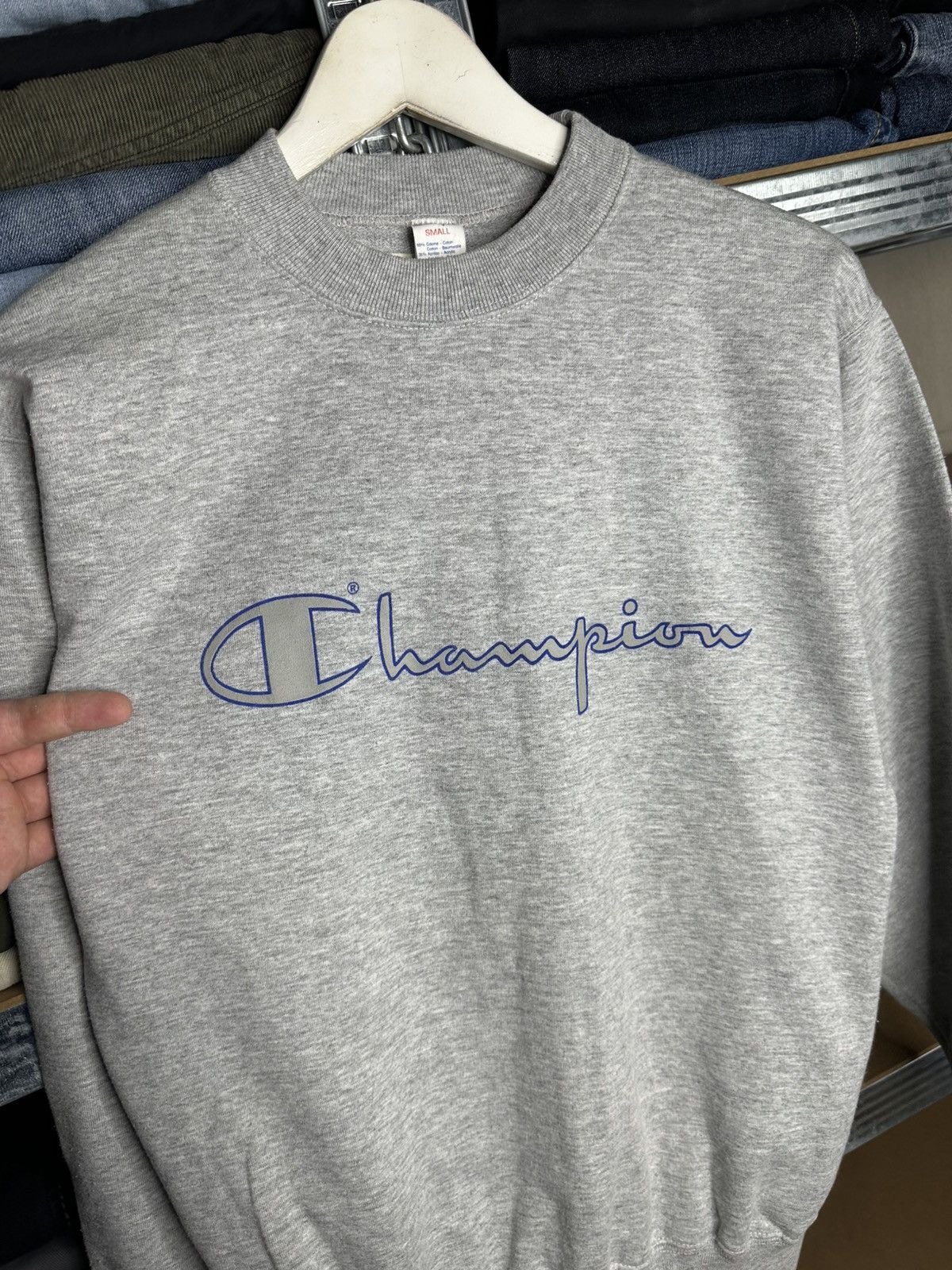 Champion Champion Vintage Big Logo Sweatshirt Man’s Size S Size US S / EU 44-46 / 1 - 2 Thumbnail