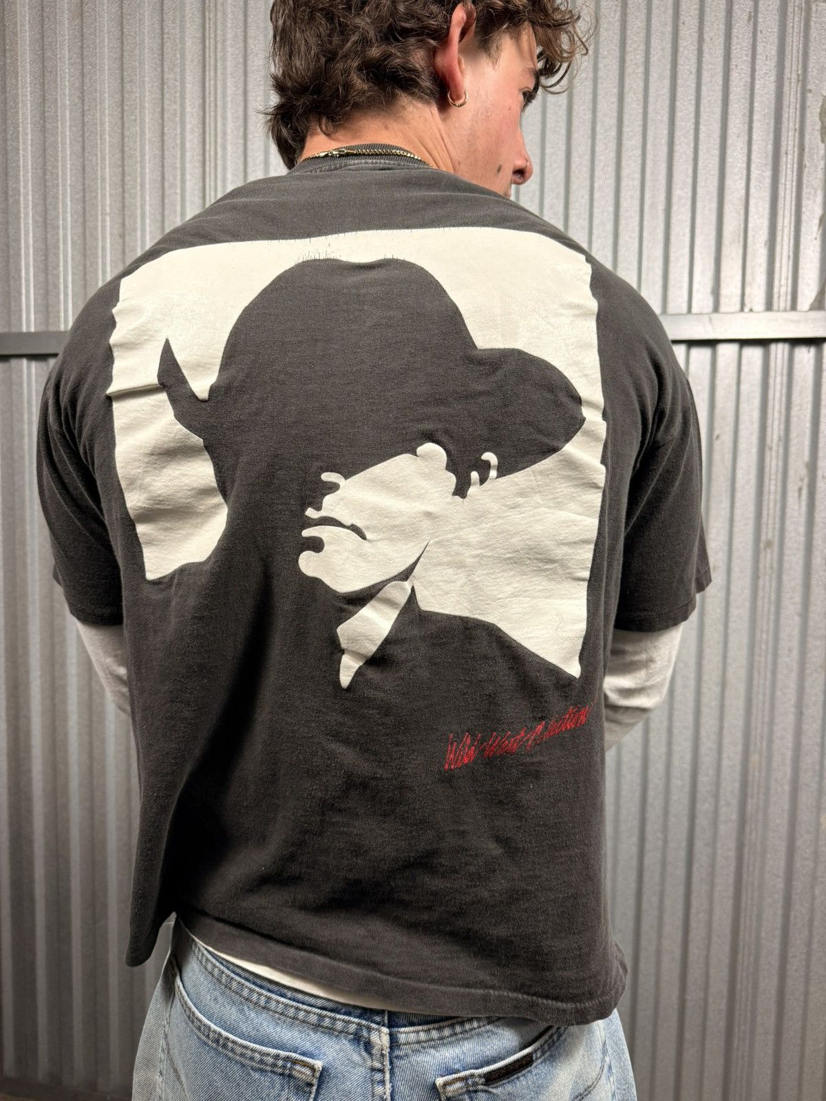 Marlboro Vintage 70s Sun Faded Malboro Cowboy Single Stitch Tee Shirt Size US M / EU 48-50 / 2 - 2 Thumbnail