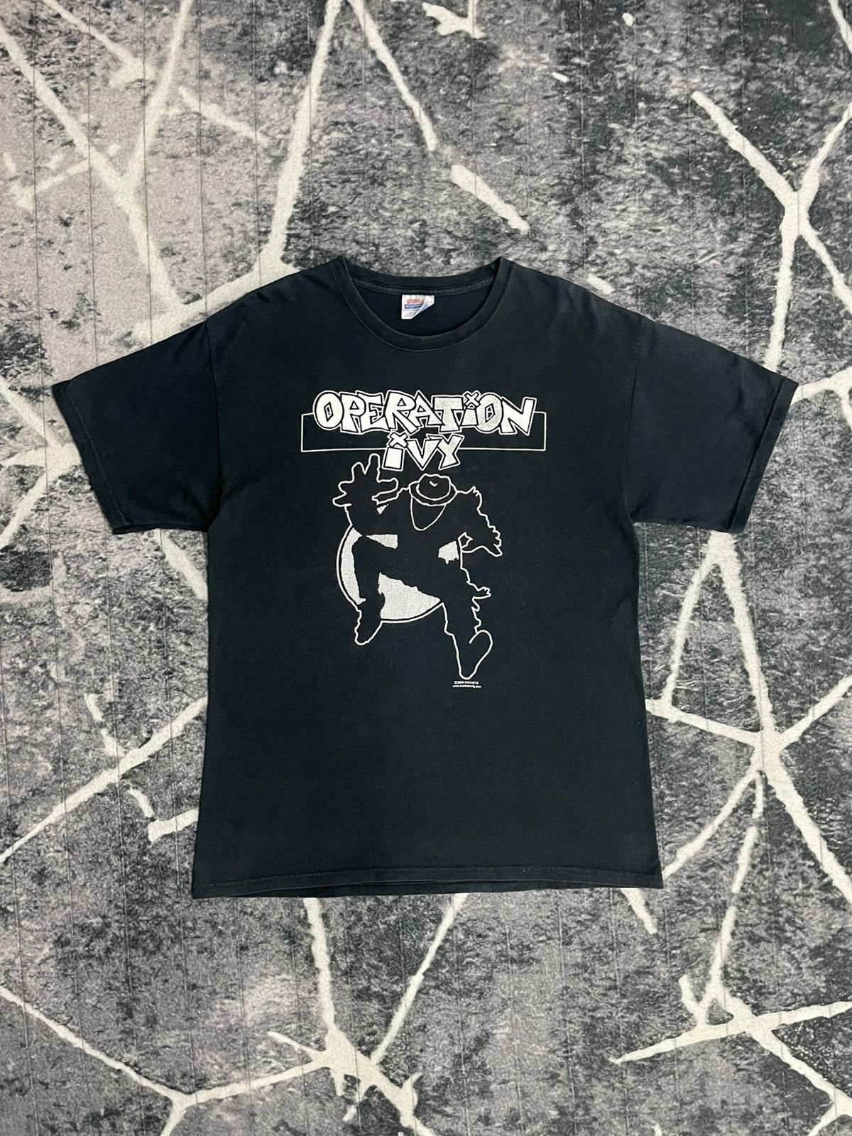 image of Band Tees x Tour Tee Vintage Operation Ivy 2005 Tee in Black, Men's (Size Large)
