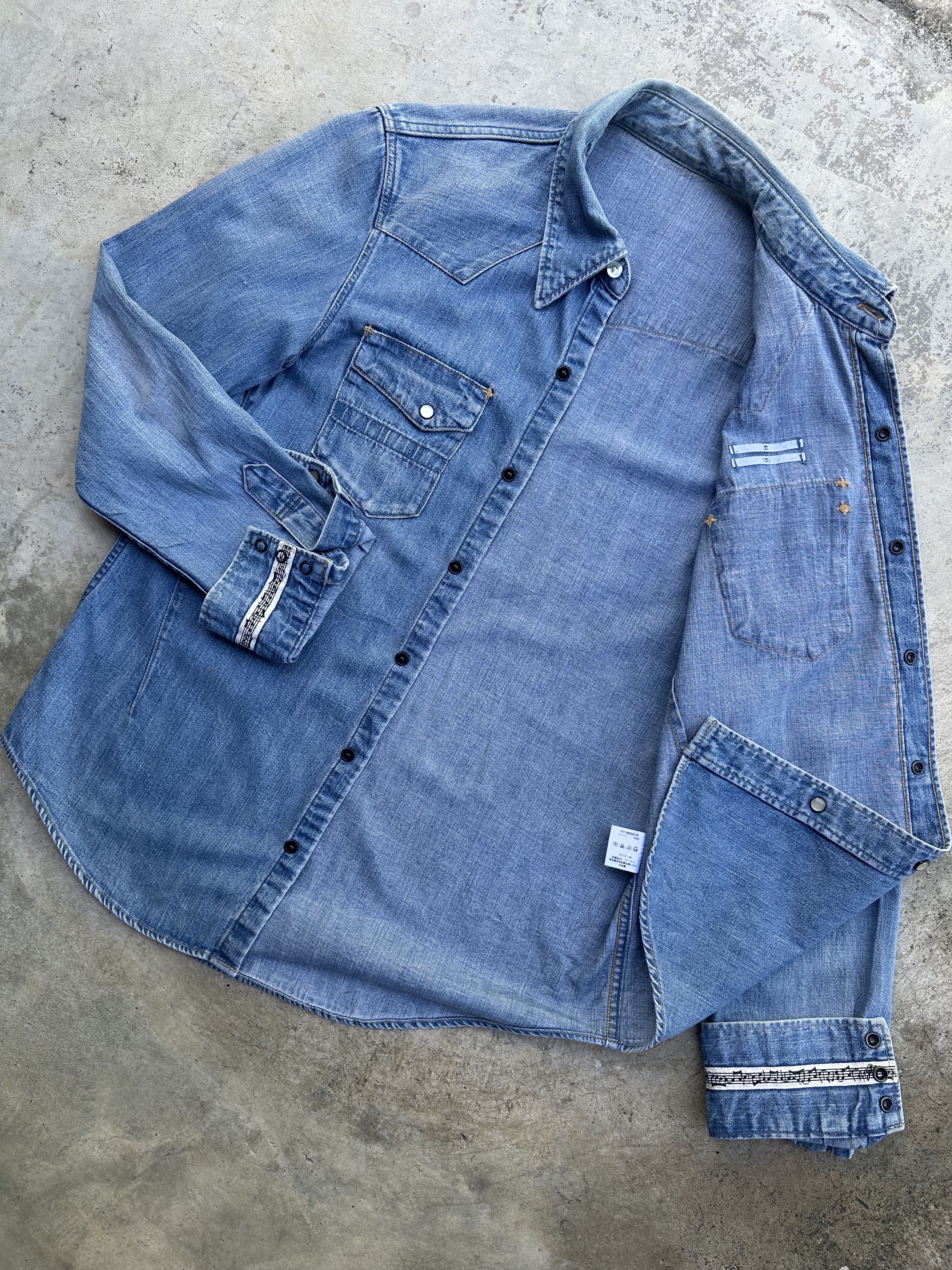 Number (N)ine Takahiromiyashita The Soloist Number Nine Denim Snap Button Size US L / EU 52-54 / 3 - 7 Thumbnail