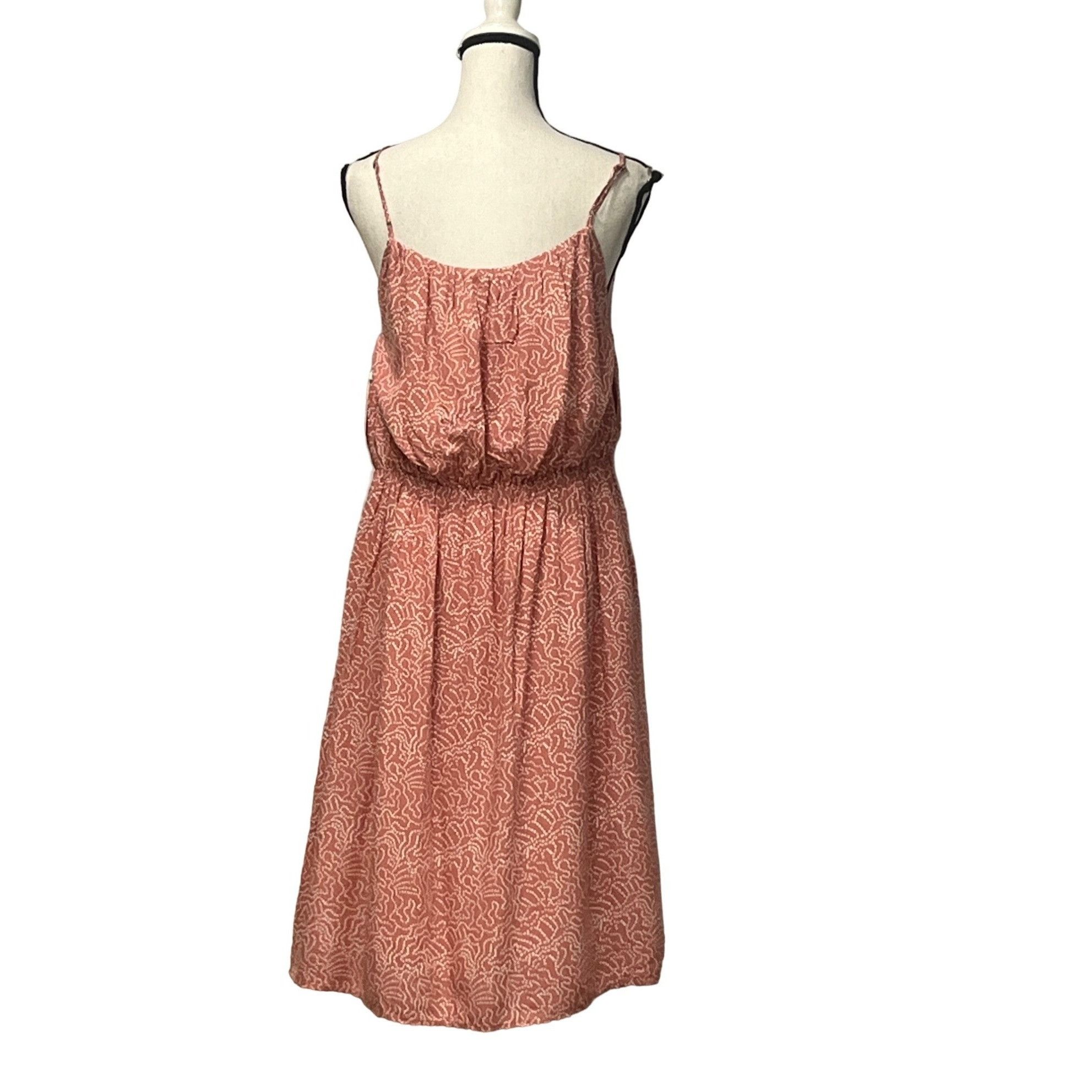 Other Caslon Women’s Textured Midi Sundress, Pink Desert Texture M Size M / US 6-8 / IT 42-44 - 6 Thumbnail