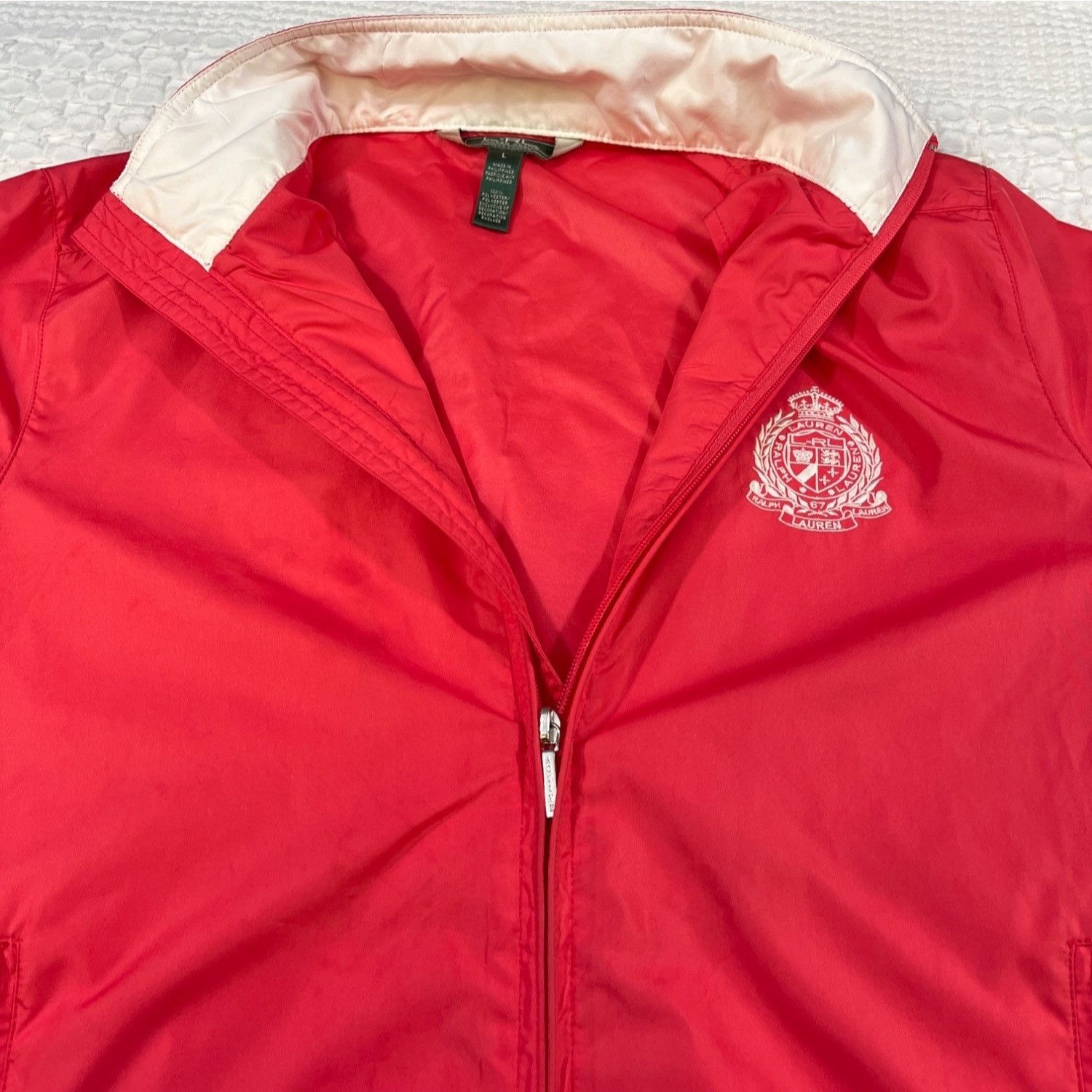 Ralph Lauren L-RL Ralph Lauren Active Women's Pink Jacket/Windbreaker Sz Size L / US 10 / IT 46 - 4 Thumbnail