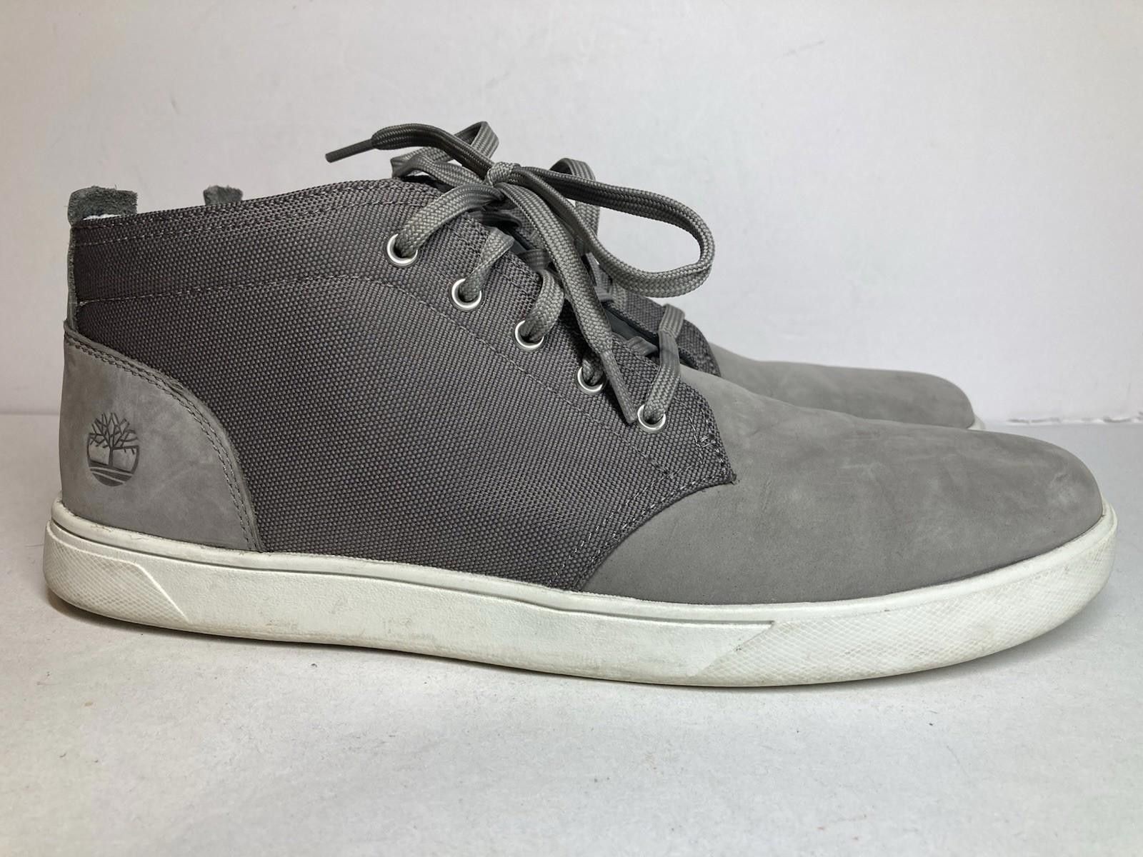 Timberland Men’s Size 10.5 Timberland Gray Davis Square Fabric Leather Size US 10.5 / EU 43-44 - 4 Thumbnail