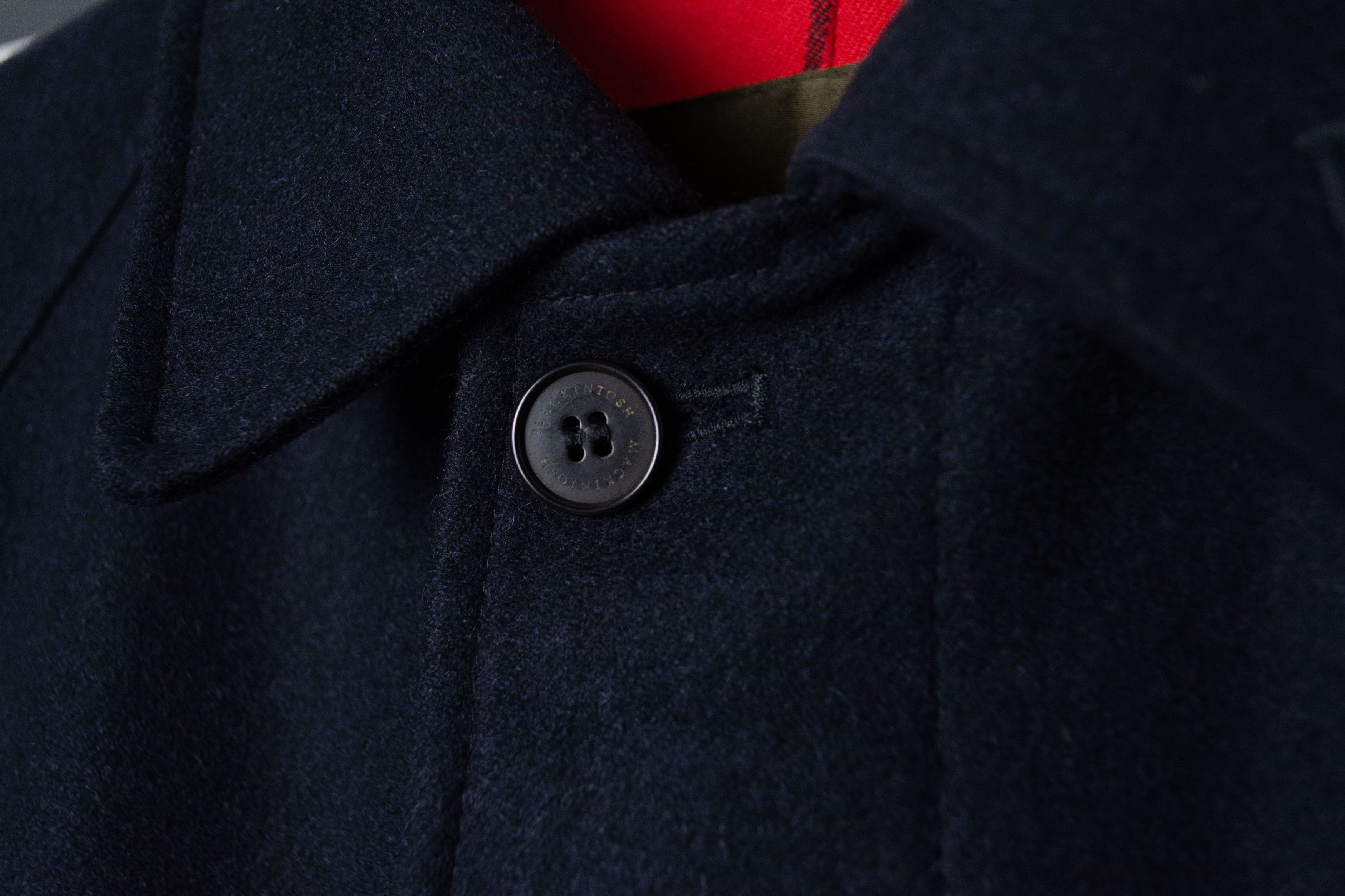 Mackintosh MACKINTOSH fox brother navy wool coat Classic Size US M / EU 48-50 / 2 - 3 Thumbnail