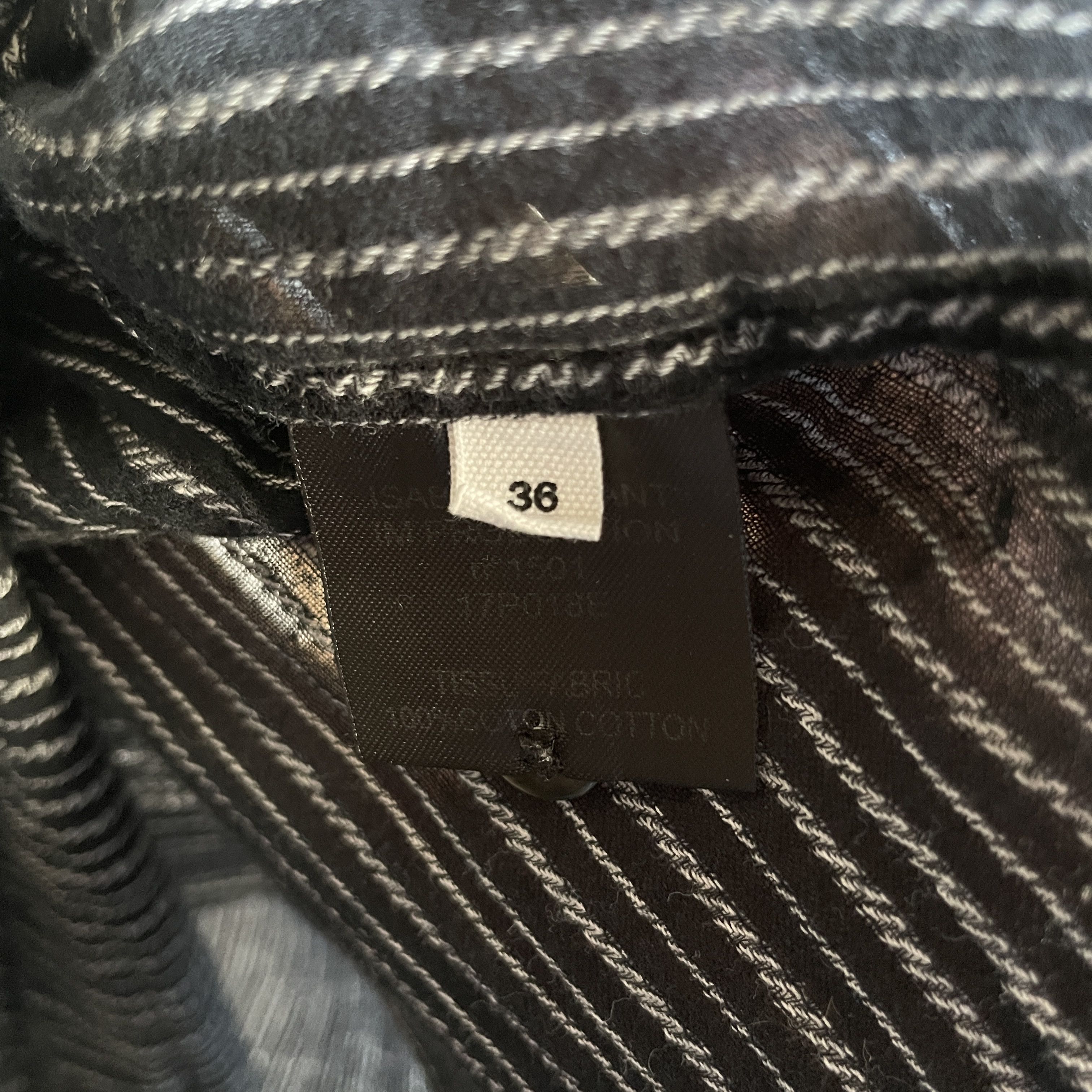 Isabel Marant Etoile Isabel Marant Etoile Collarless Striped Grandad Blouse Size XS / US 0-2 / IT 36-38 - 11 Thumbnail