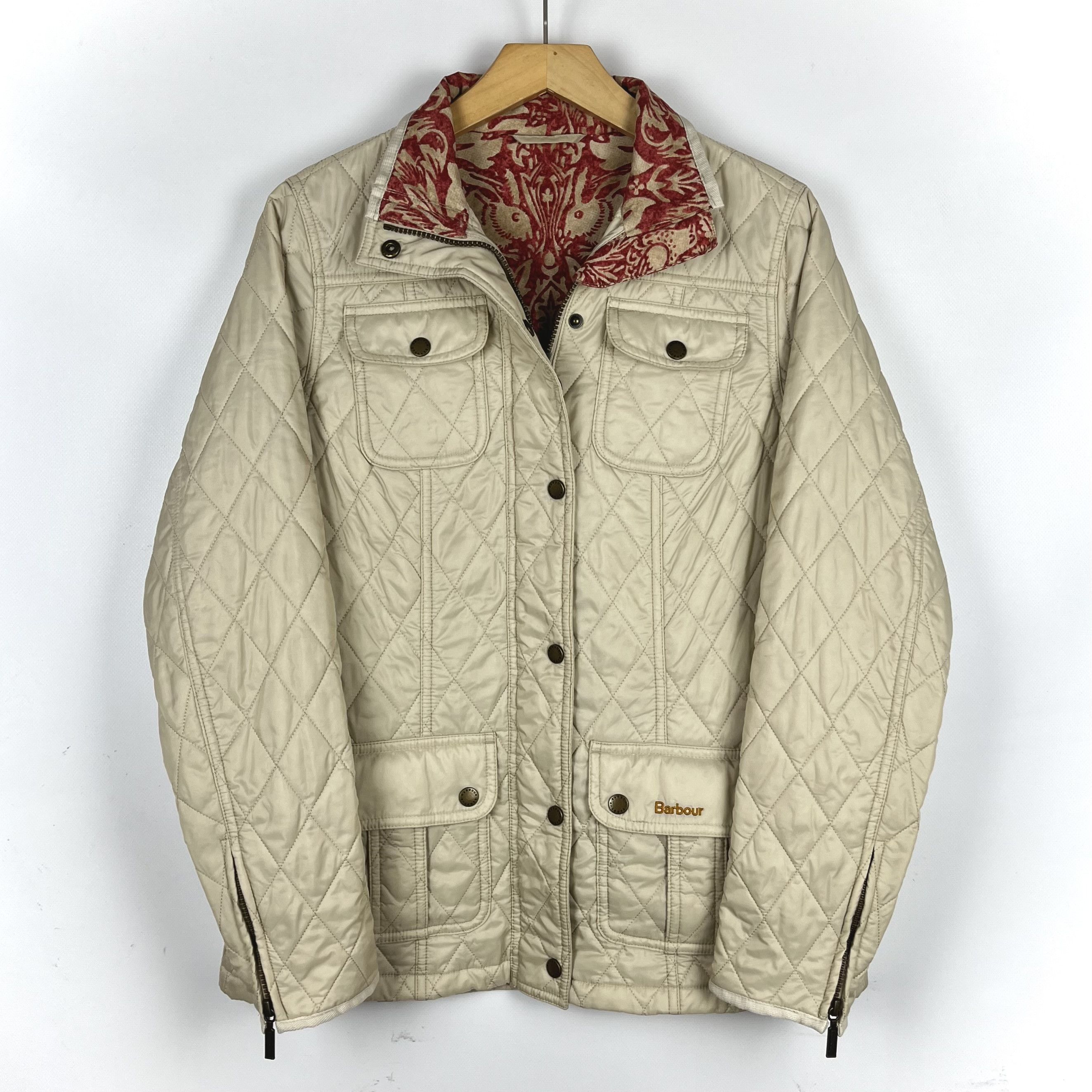 Barbour Ladies Barbour Morris Utility Quilted Jacket Size M / US 6-8 / IT 42-44 - 1 Thumbnail