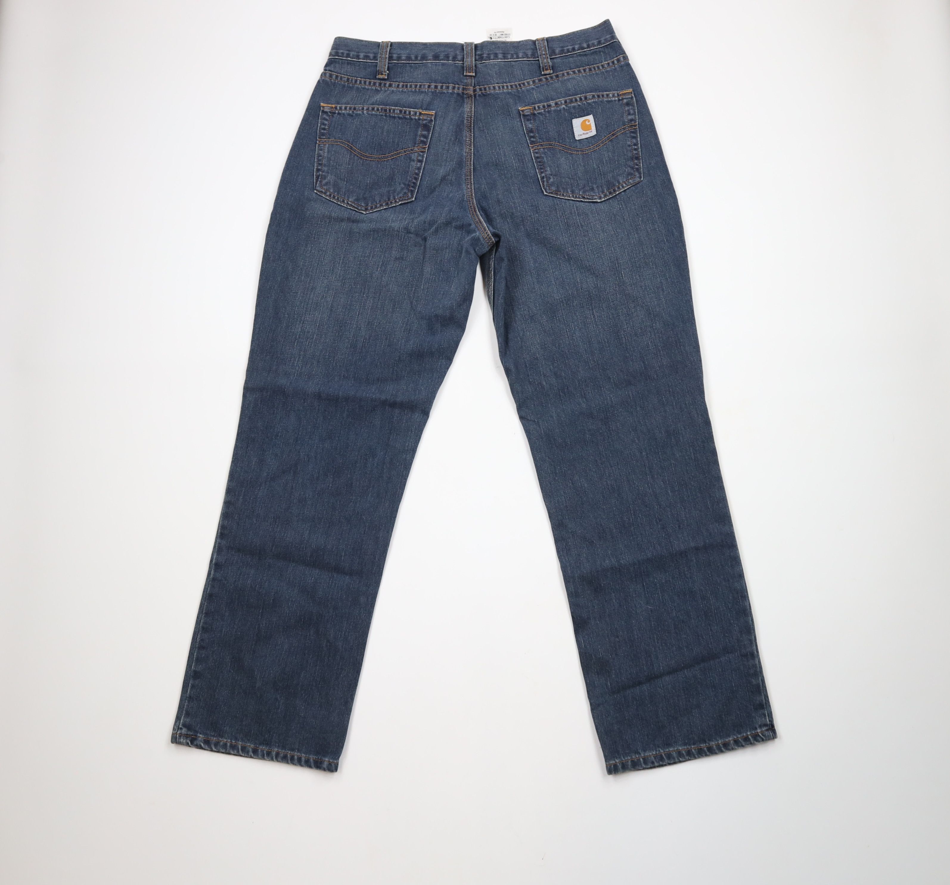 Carhartt × Vintage Vintage Y2K Carhartt Spell Relaxed Fit Dungaree Denim Jeans Size US 36 / EU 52 - 9 Thumbnail