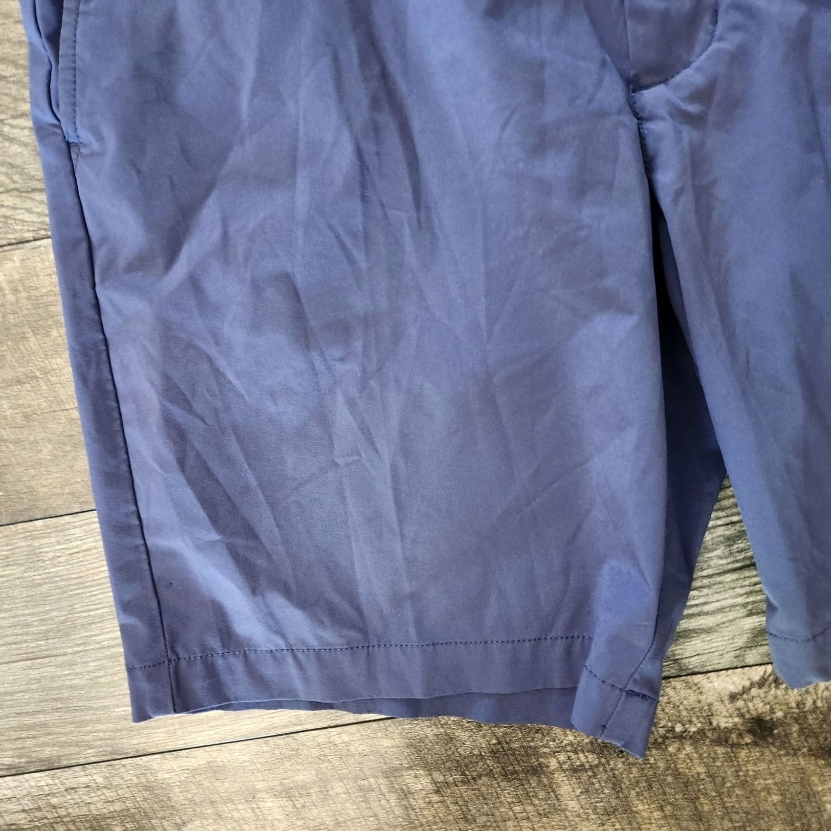 Vineyard Vines Vineyard Vines Breaker Shorts Mens 35 9" Blue Performance Golf Outdoors Chino Pockets Slash Pocket Regular Rise Mid 9 in Vintage No Dept Men Size US 35 - 5 Thumbnail