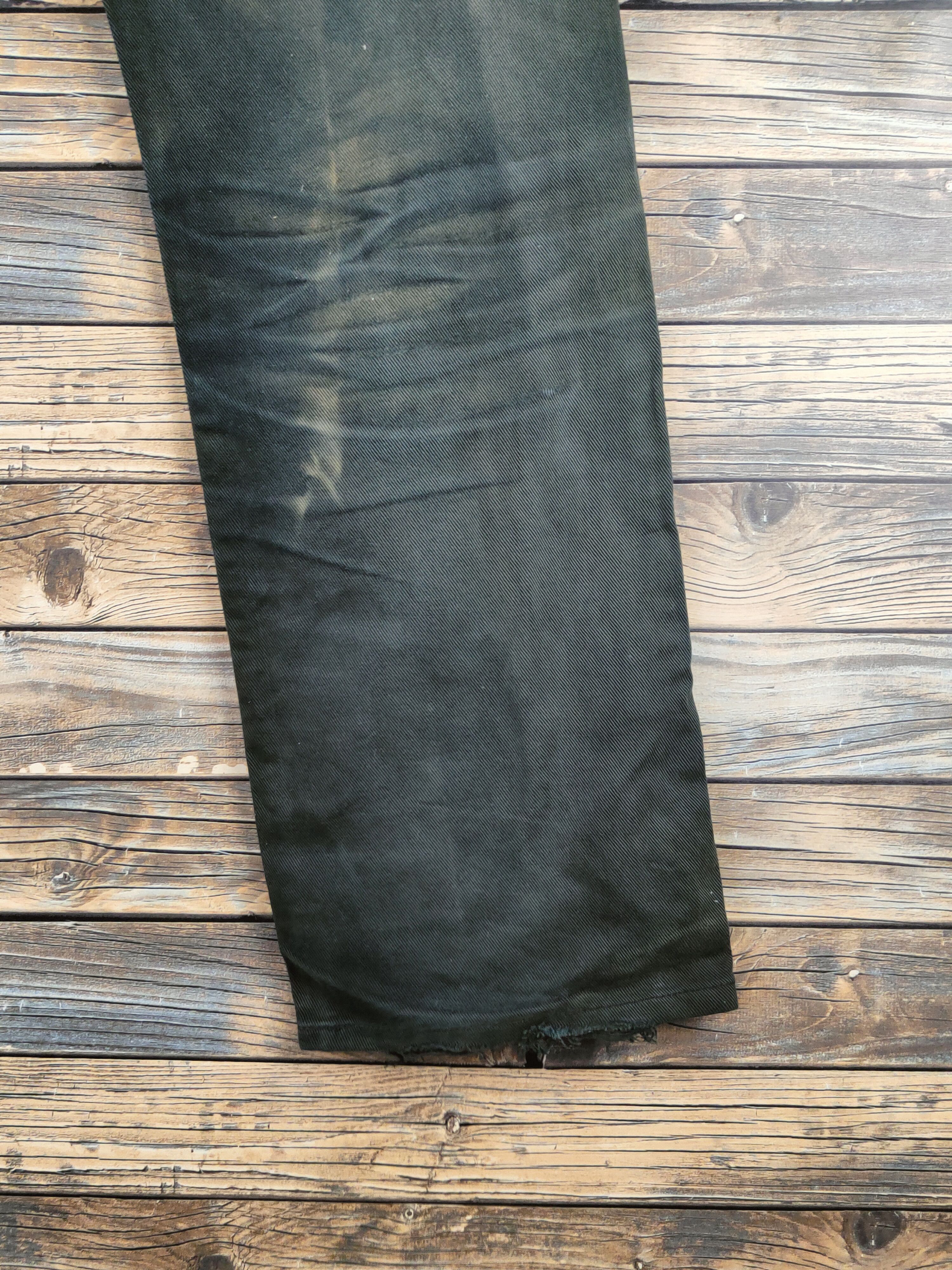 Levi's Levi's Black Distressed ripped vintage denim Jeans #S2819 Size US 30 / EU 46 - 12 Thumbnail