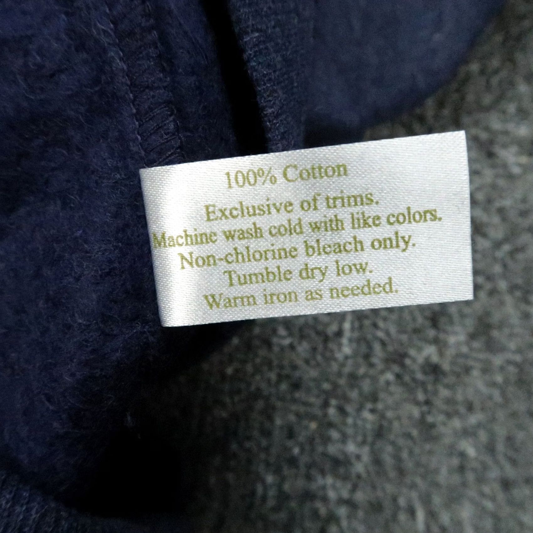 Vintage Criquet Mens XL Blue Quarter Zip Cotton Mock Neck Sweater Size US XL / EU 56 / 4 - 4 Thumbnail