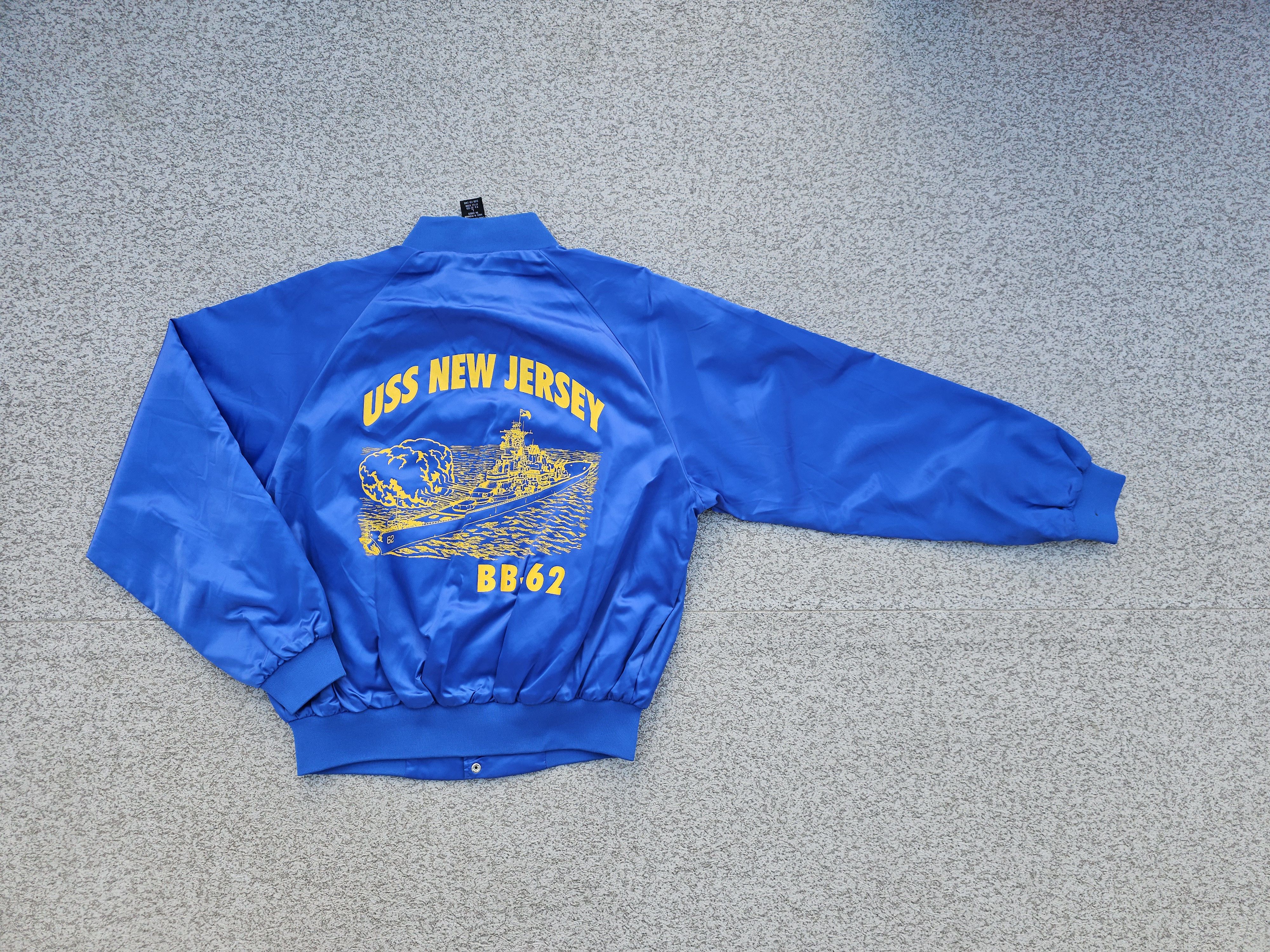 Auburn Sportswear × Vintage Crazy Vintage Navy Ship Souvenir Bomber Jacket Size US L / EU 52-54 / 3 - 2 Thumbnail