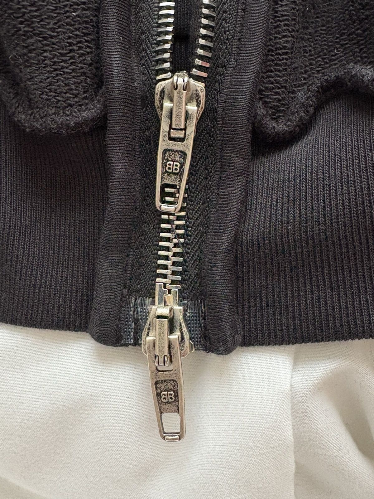 Balenciaga Balenciaga Inside Out Double Zip Up Hoodie Size US M / EU 48-50 / 2 - 6 Thumbnail