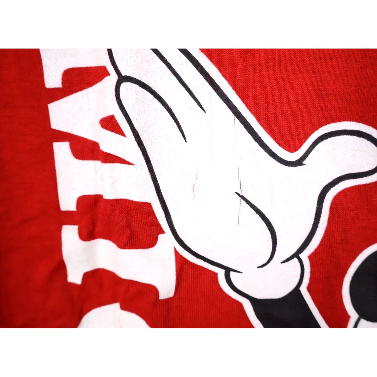 Jerzees VINTAGE 90s Mickey Mouse Florida T-Shirt Jerzees 50/50 Red Size US M / EU 48-50 / 2 - 4 Thumbnail