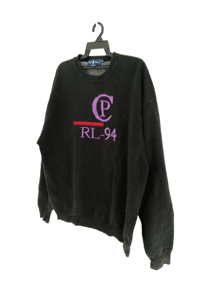 Polo Ralph Lauren Vintage 90s Ralph Lauren Sweatshirt Embroidery Logo Made Usa Size US XL / EU 56 / 4 - 3 Thumbnail