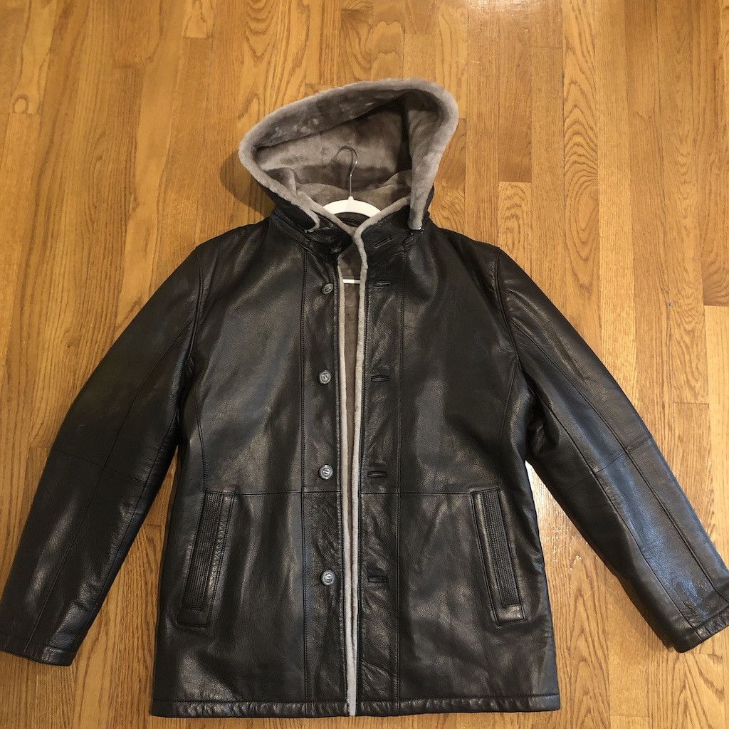 Robert Graham RARE - Robert Graham Genuine Leather Fur Lined Jacket Size US M / EU 48-50 / 2 - 1 Thumbnail