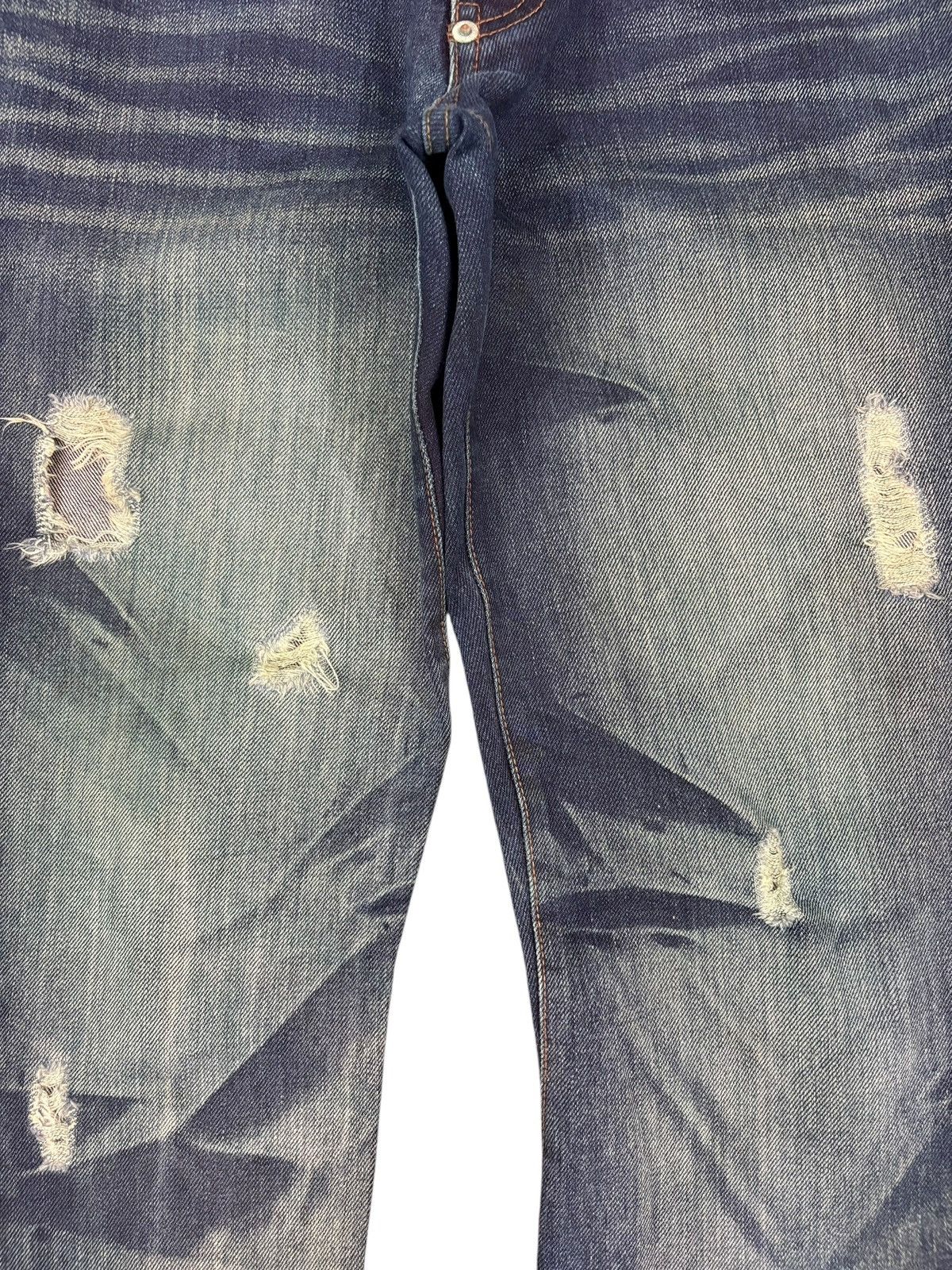 Schlussel Vintage Japanese Schlussel Sick Mud Wash Distress Flare Jean Size US 32 / EU 48 - 3 Thumbnail