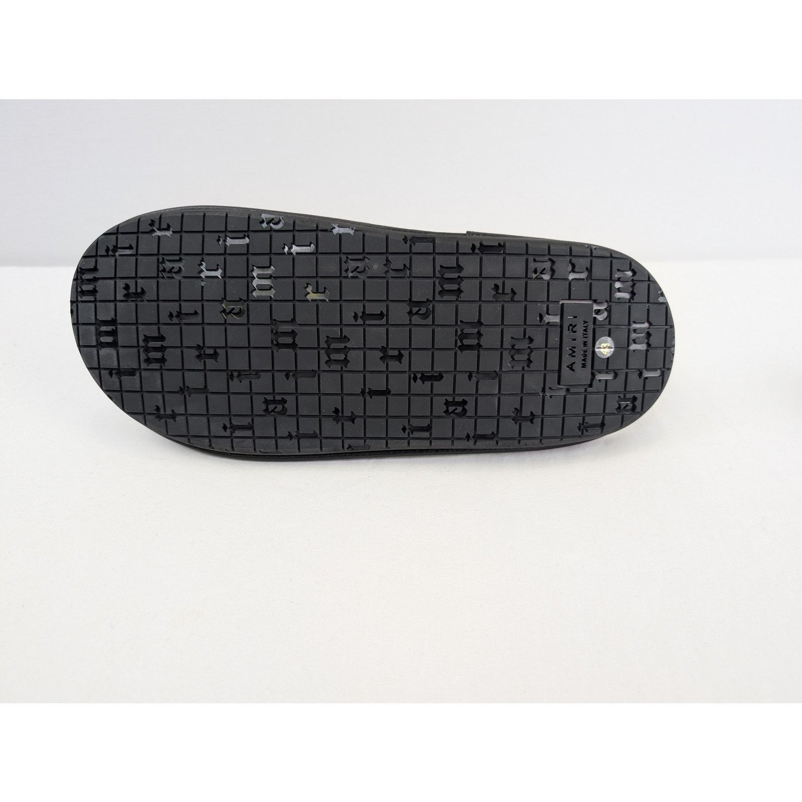 Amiri o1rshd1 Lux Leather Slipper Sandal in Black Size US 10 / EU 43 - 14 Thumbnail