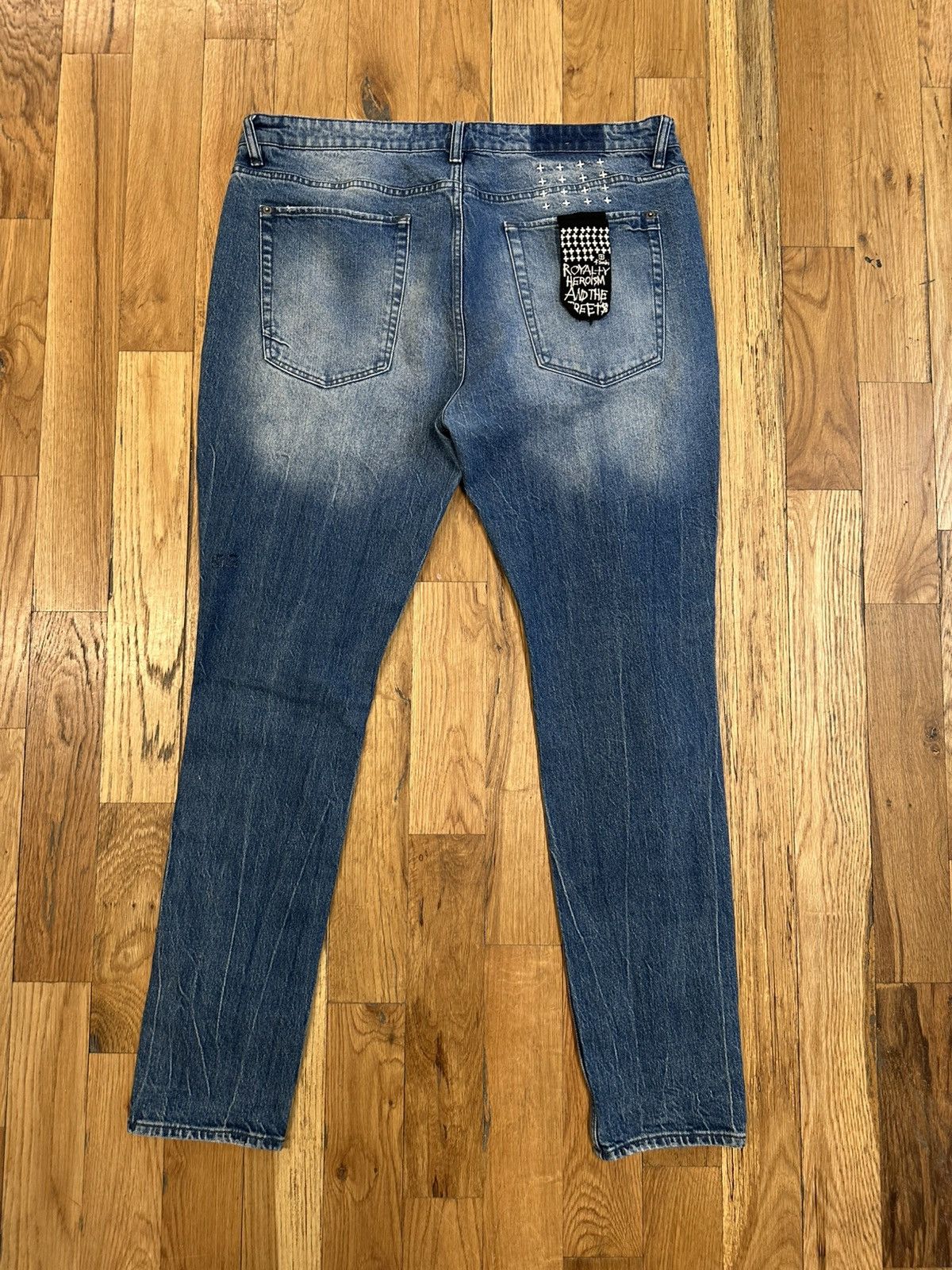 Ksubi Ksubi Knee High Spell Blue Denim Jeans Size 40 Size US 40 / EU 56 - 2 Thumbnail