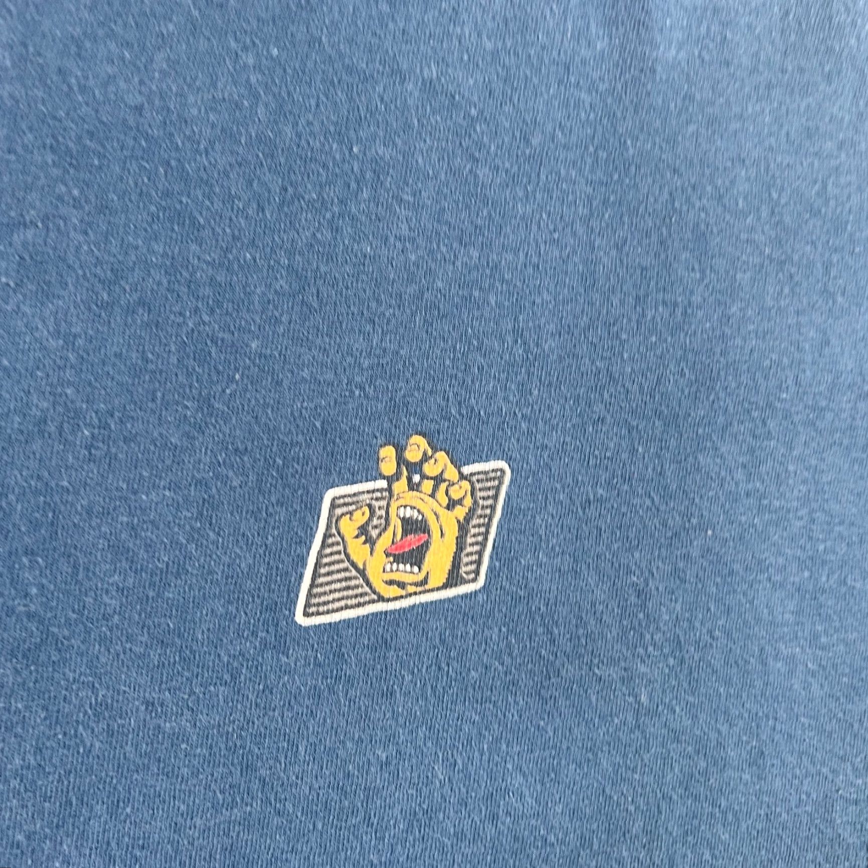 Vintage Vintage Santa Cruz T Shirt Sz Medium NHS Skate Screaming Hand Blue 90s Size US M / EU 48-50 / 2 - 4 Thumbnail