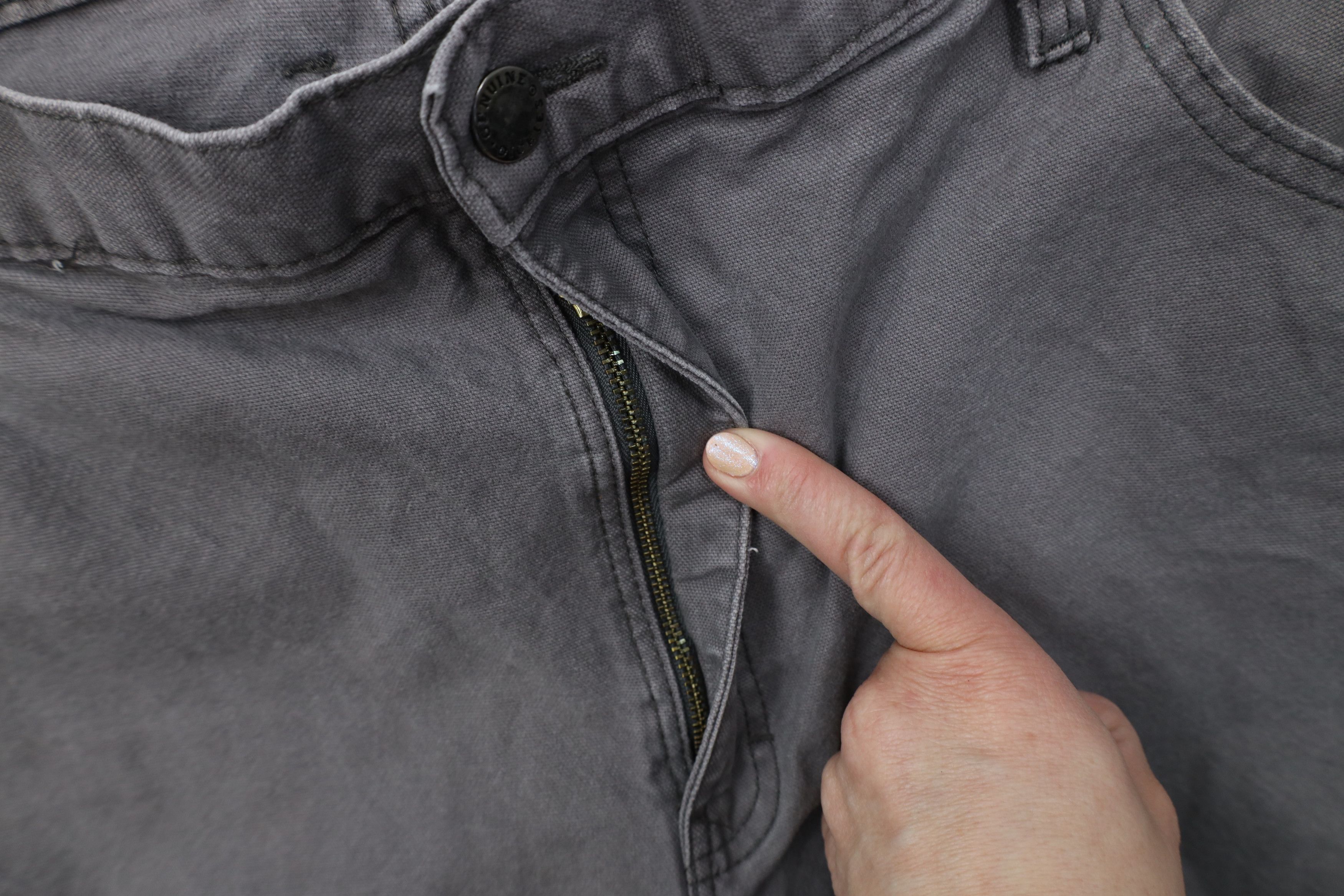 Dickies Vintage Y2K Dickies Wide Leg Dungaree Pants Gray Stretch Size US 40 / EU 56 - 6 Thumbnail