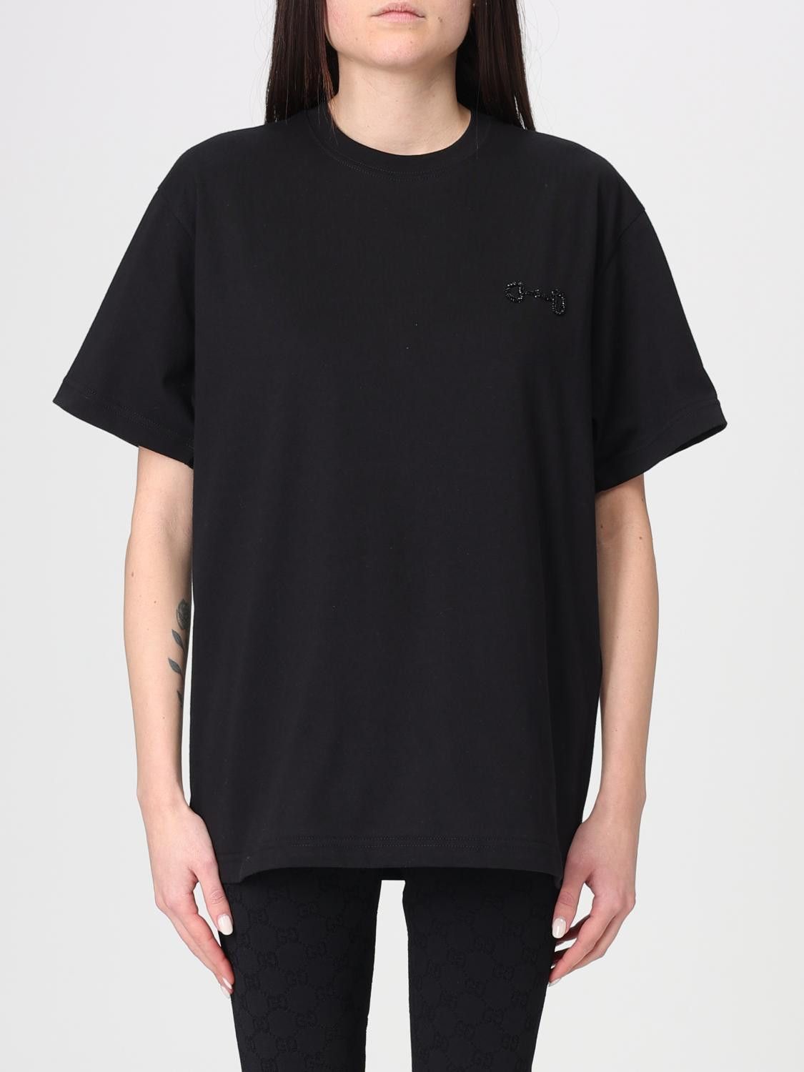 Gucci Gucci T-Shirt Woman Black Size M / US 6-8 / IT 42-44 - 1 Thumbnail
