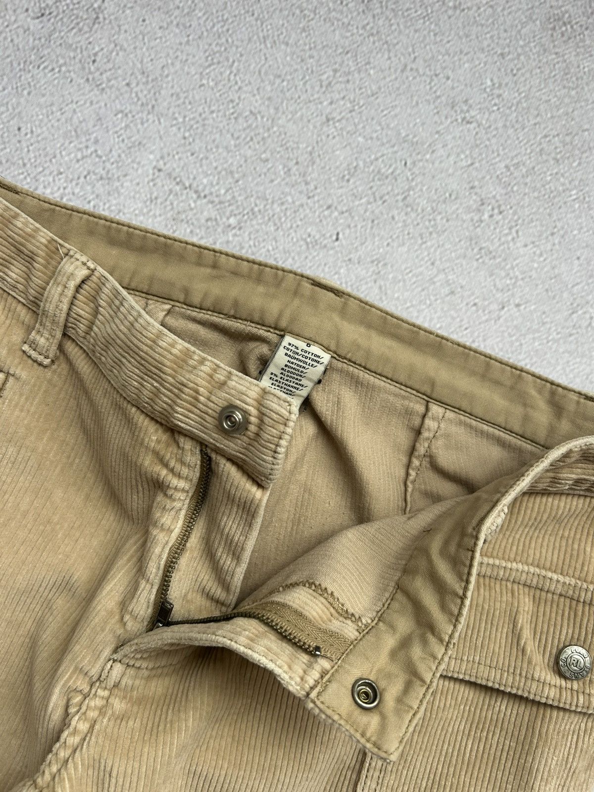 Polo Ralph Lauren × Vintage Polo Ralph Lauren Jeans women's velvet cargo pants size 6 Size 28" / US 6 / IT 42 - 7 Thumbnail