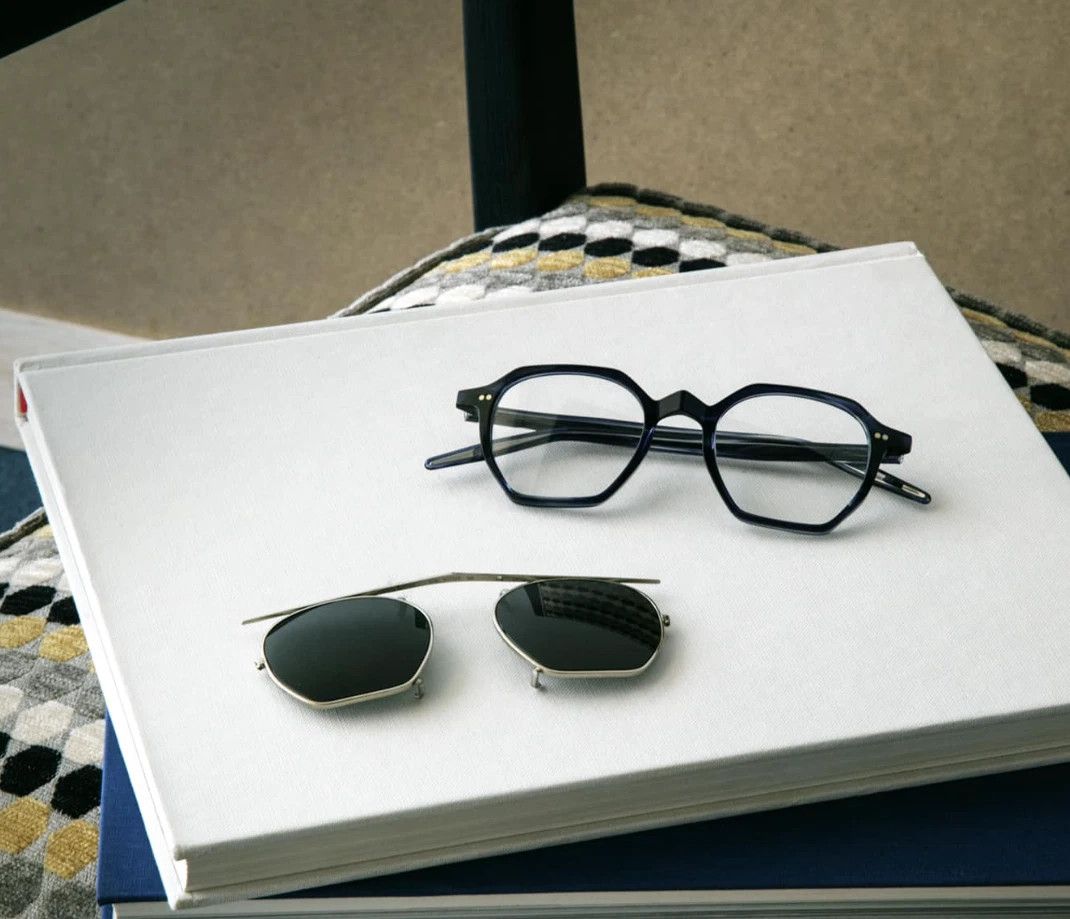 Oliver Peoples Gio. PONTI - 5 Geometric Eyeglasses 47mm+ Clip-on Size ONE SIZE - 8 Thumbnail