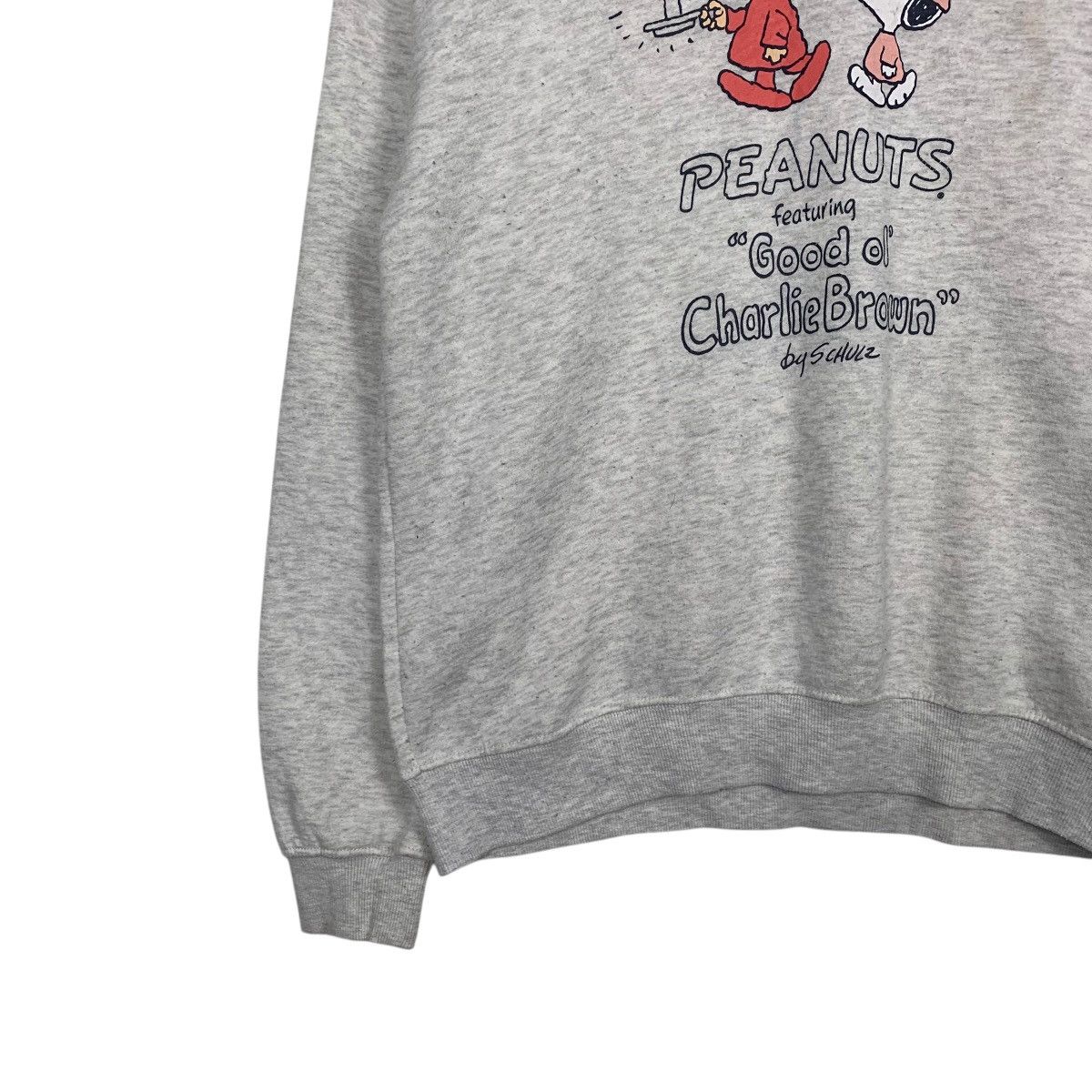 Japanese Brand Peanuts Charlie Brown Crewneck Sweatshirt Size US L / EU 52-54 / 3 - 3 Thumbnail