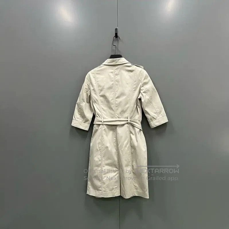 Burberry Burberry Button-Down Midi Coat for Women. Size XXS / US 00 / IT 34 - 2 Thumbnail