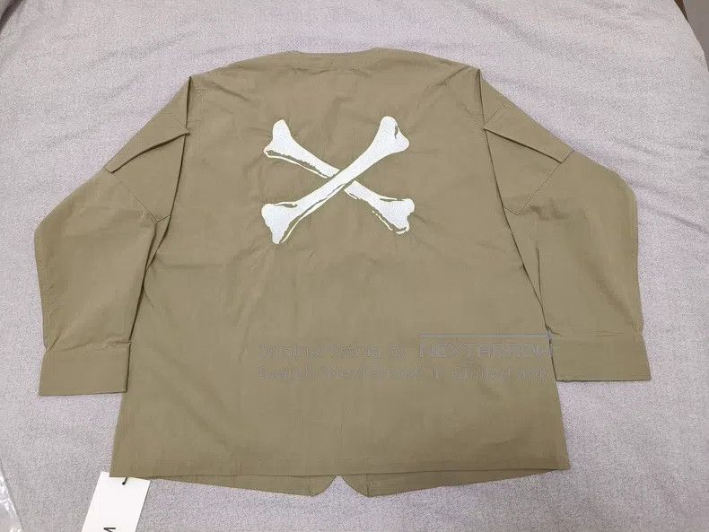 Wtaps Wtaps Embroidered Bone Long Sleeve Shirt Jacket Size US M / EU 48-50 / 2 - 2 Thumbnail